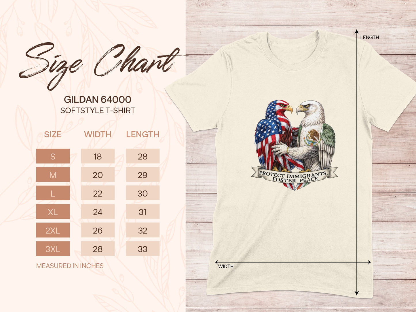 Patriotic Eagle Design Foster Peace T-shirt product type