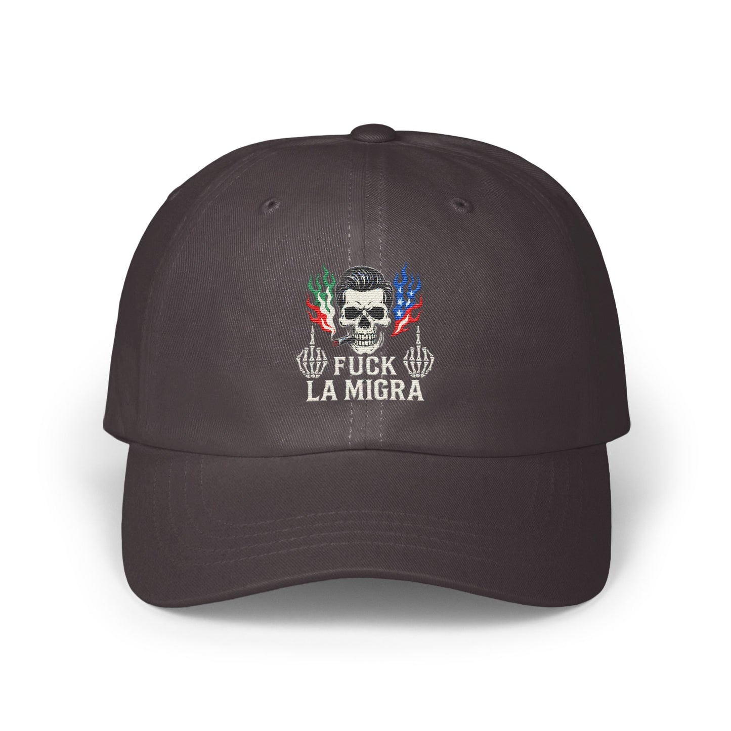 Bold Statement Fuck La Migra Embroidered Cap product type