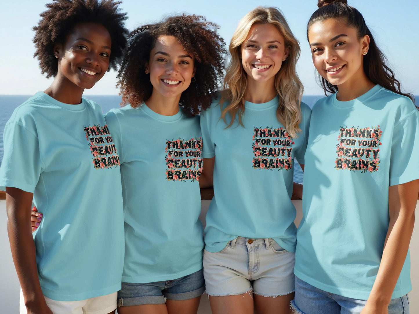 Thanks For Your Beauty And Brains Graphic T-Shirt product type