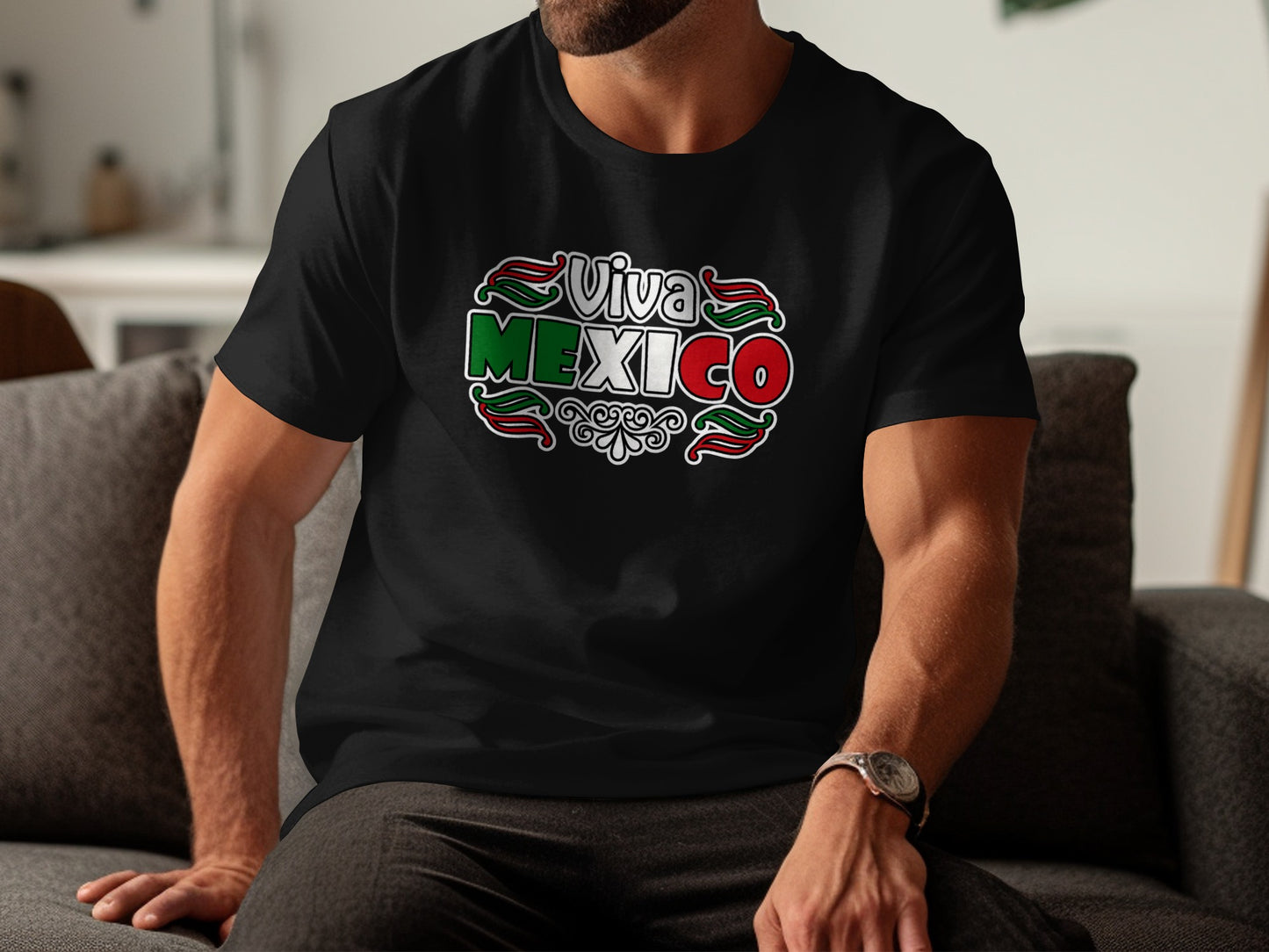 Viva Mexico Bold Display Design T-shirt product