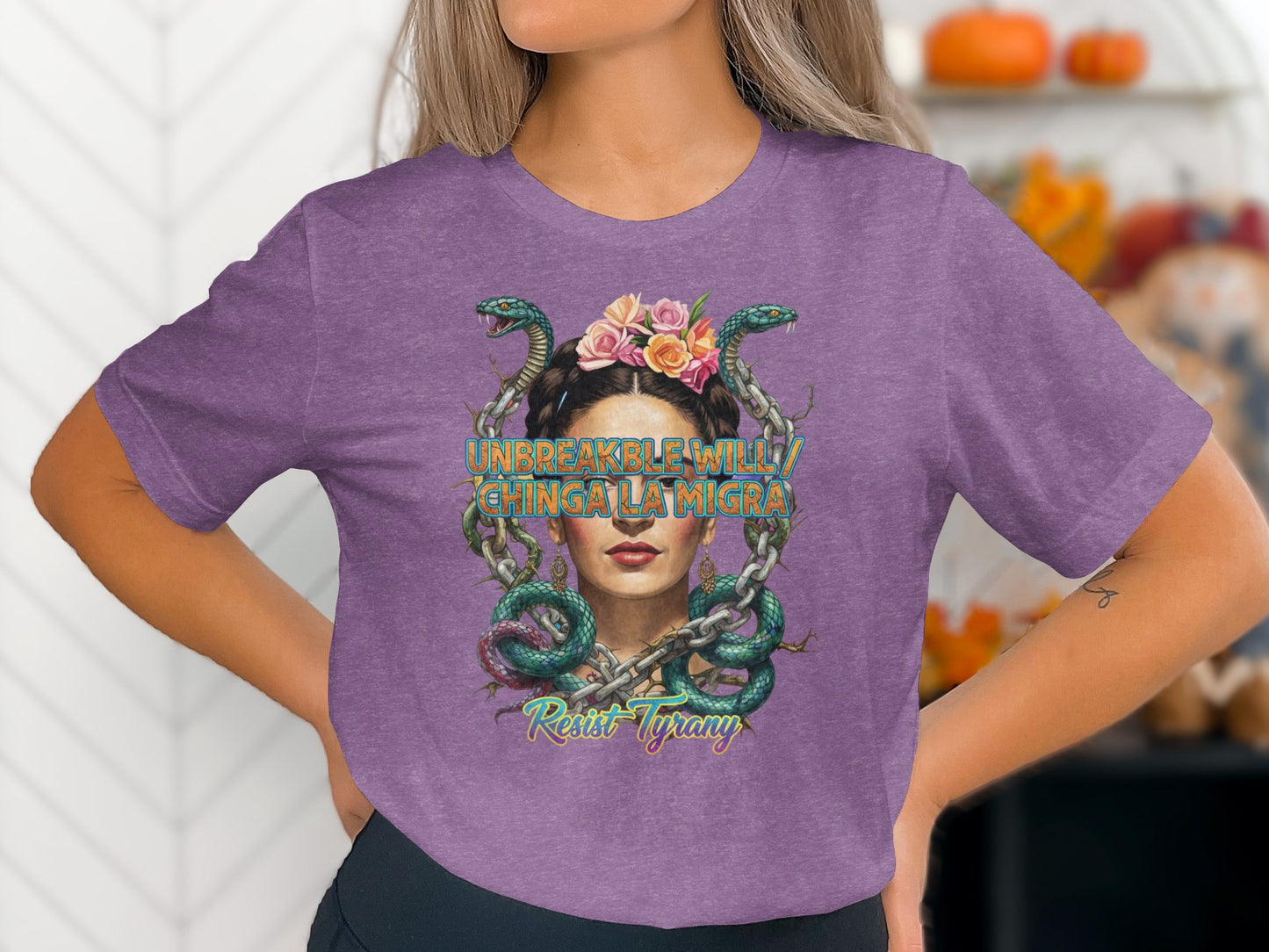 Unbreakable Chinga La Migra Resist Tyranny shirt product