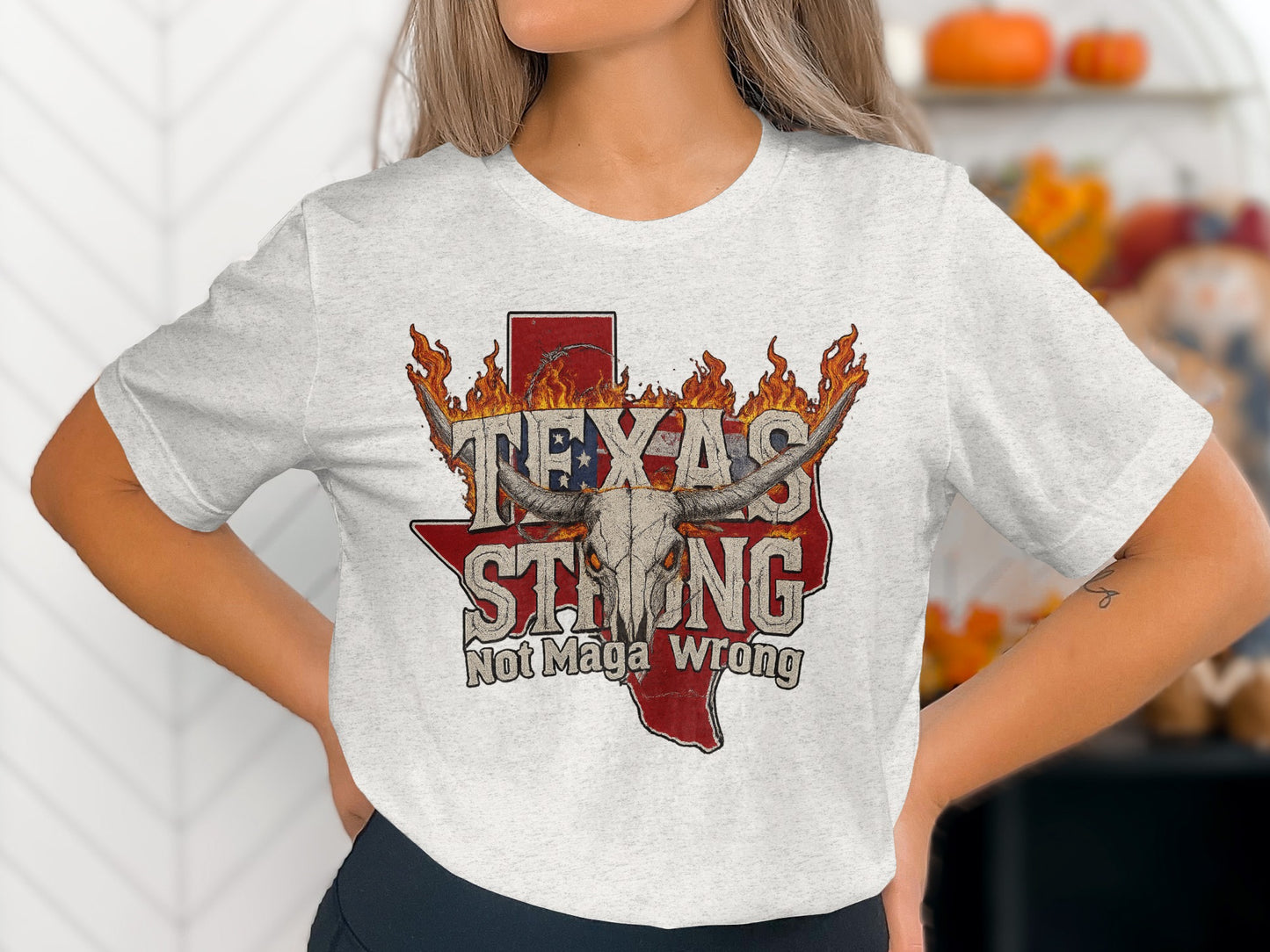 Texas Strong Not Maga Wrong Graphic Shirt product type