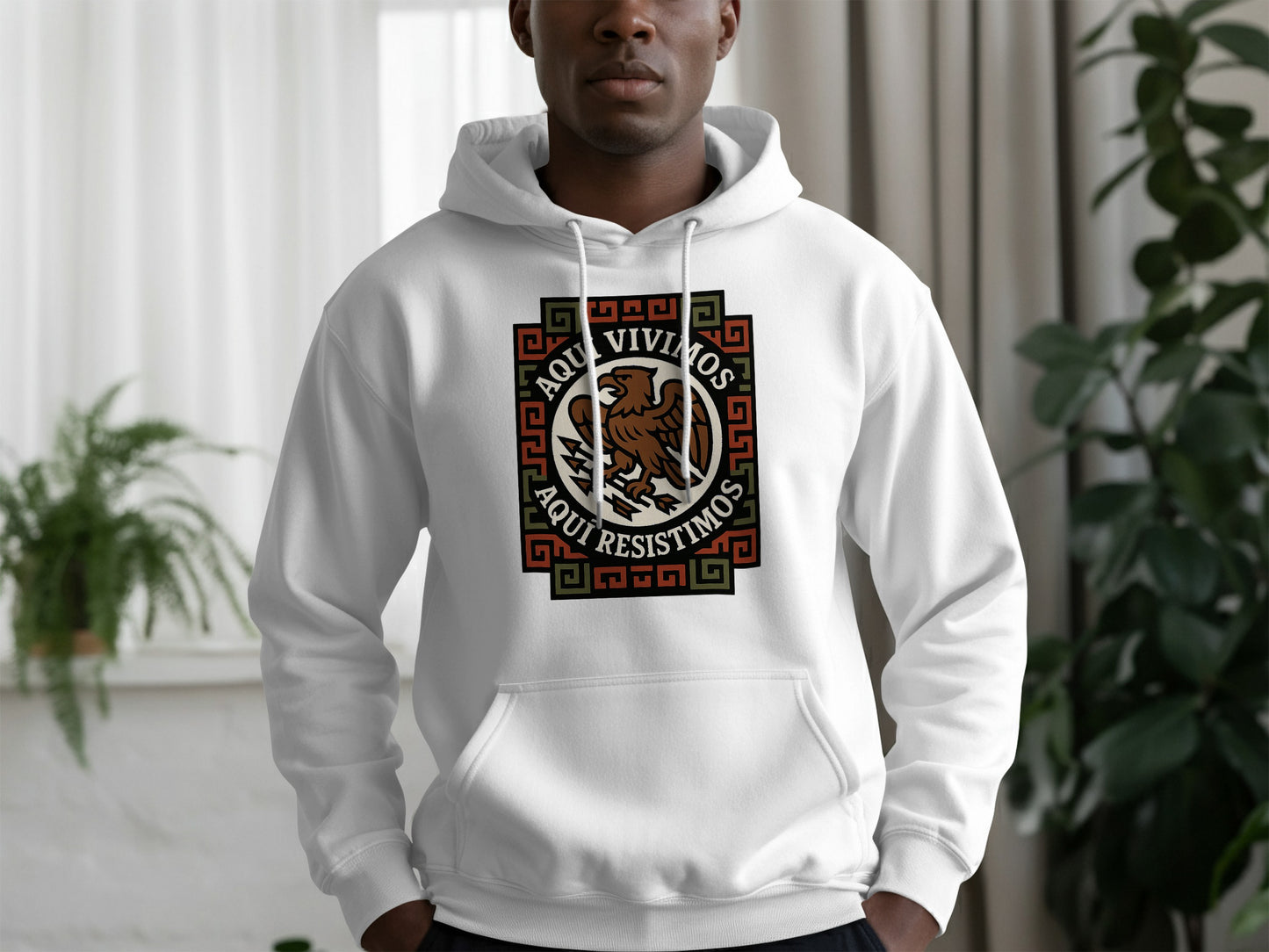 Aquí Vivimos Aquí Resistimos Eagle Hoodie product