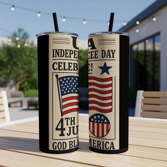 Fourth of July Independence Day Celebration Tumbler product