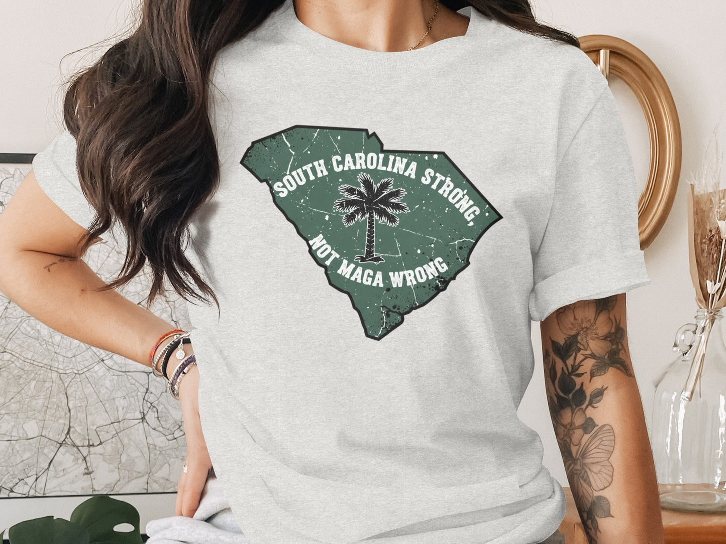 South Carolina Strong Not MAGA Wrong Statement T-Shirt product