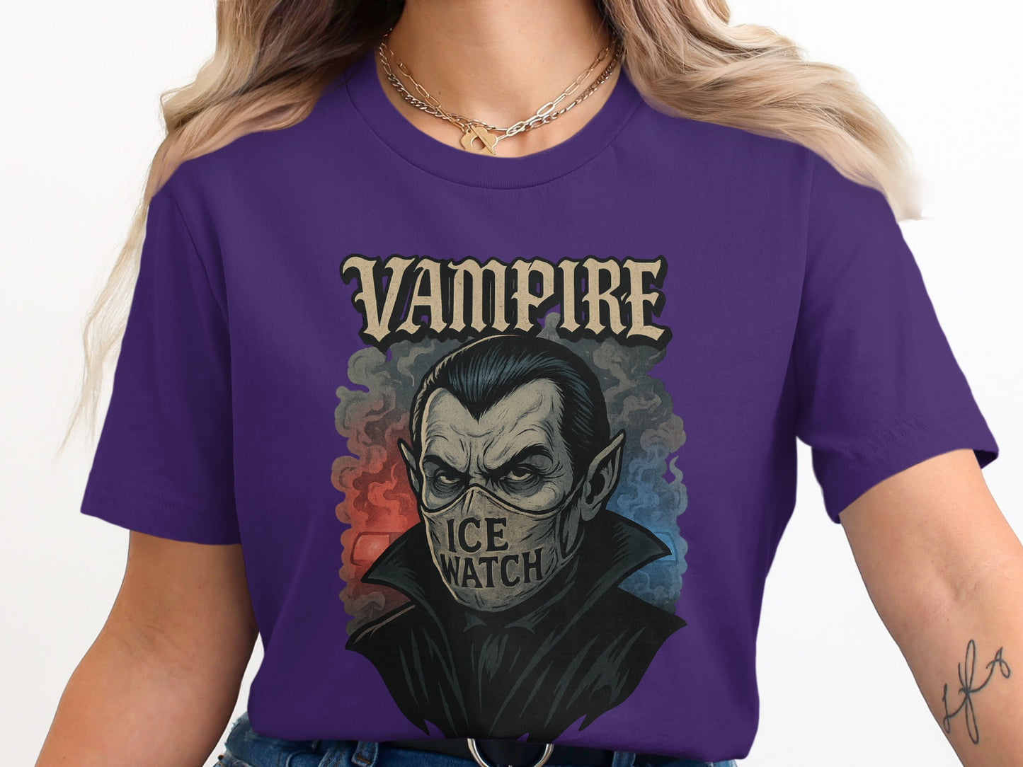 Vampire Ice Watch Purple T-Shirt Product