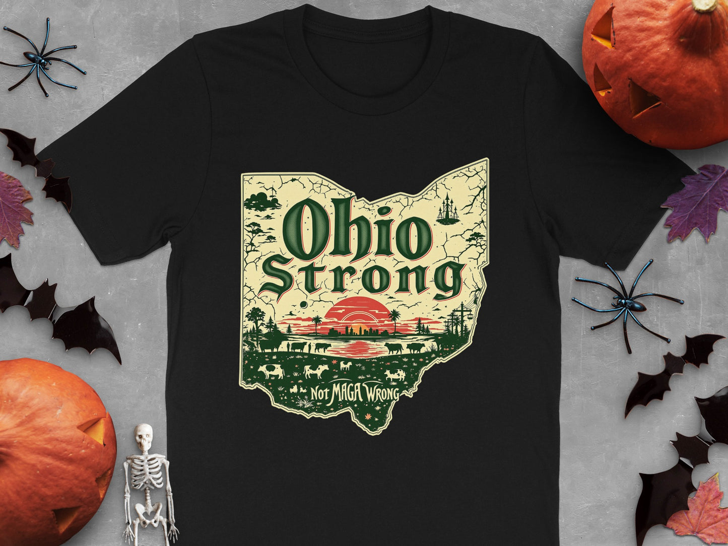 Ohio Strong Unique Graphic Design T-shirt product type
