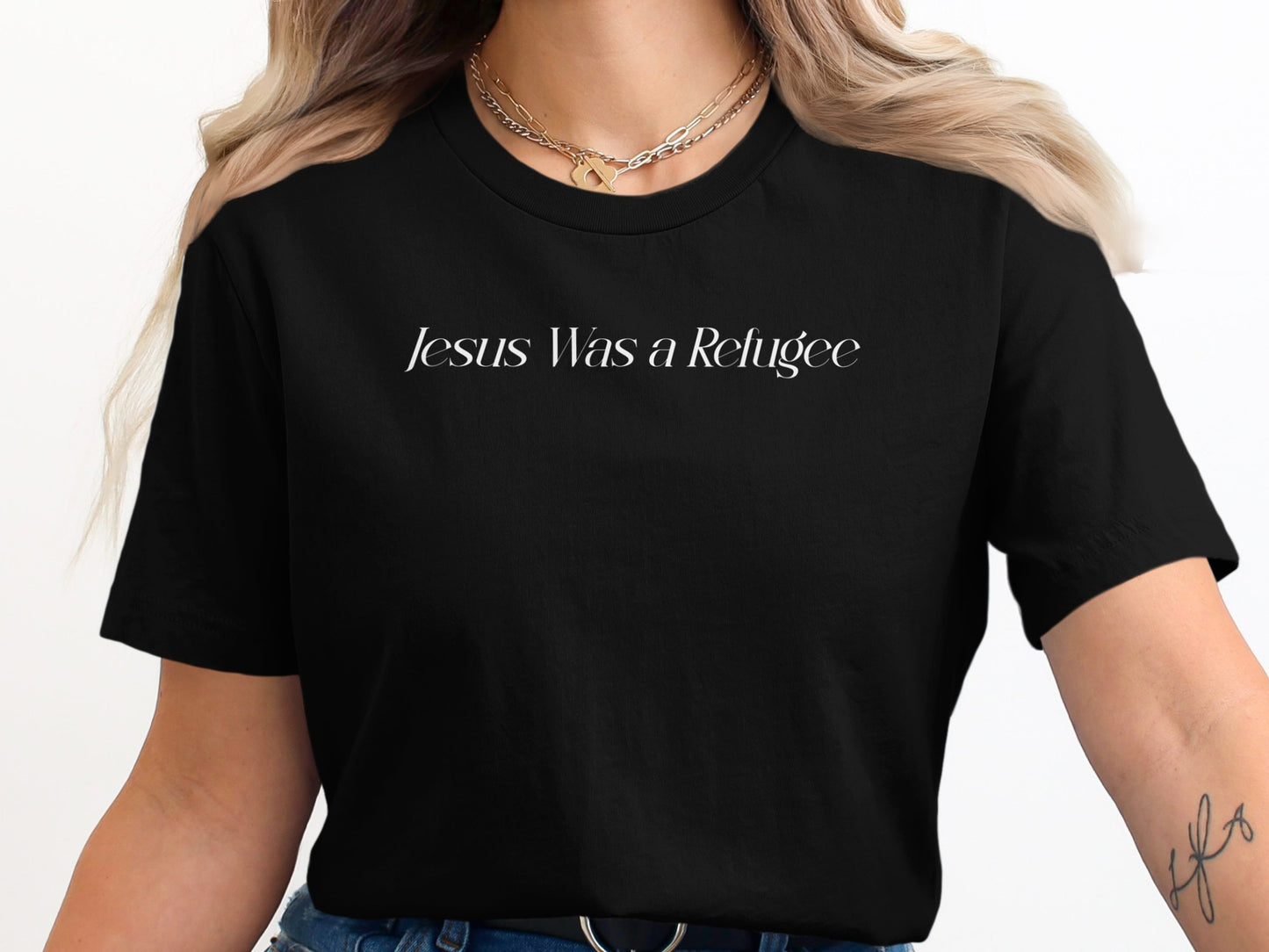 Jesus Was a Refugee statement shirt product
