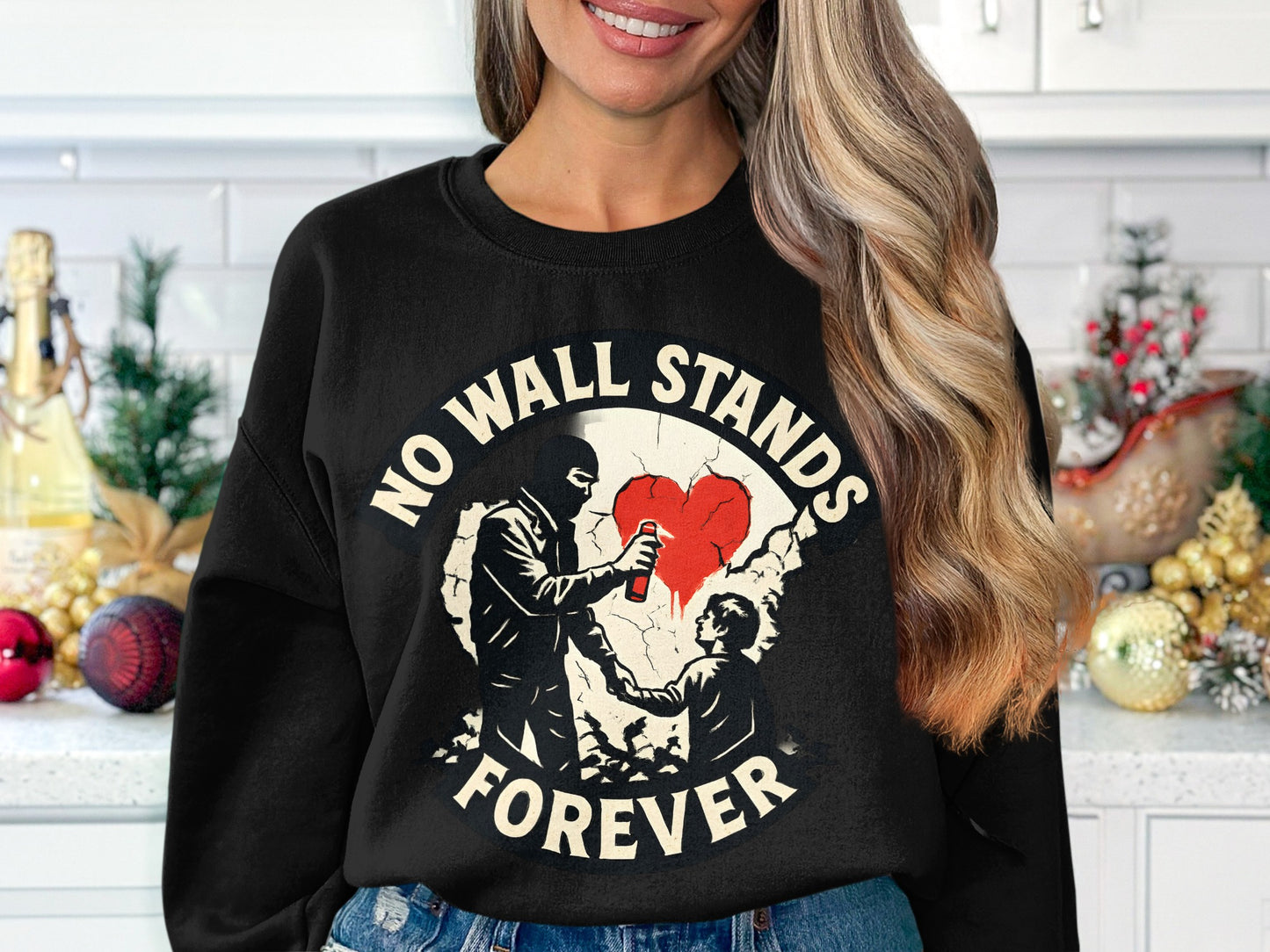 No Wall Stands Forever Graphic Sweatshirt product type