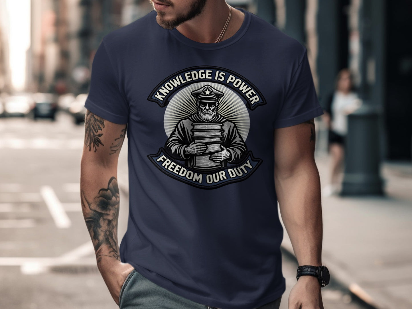 Knowledge Is Power Freedom Our Duty T-shirt