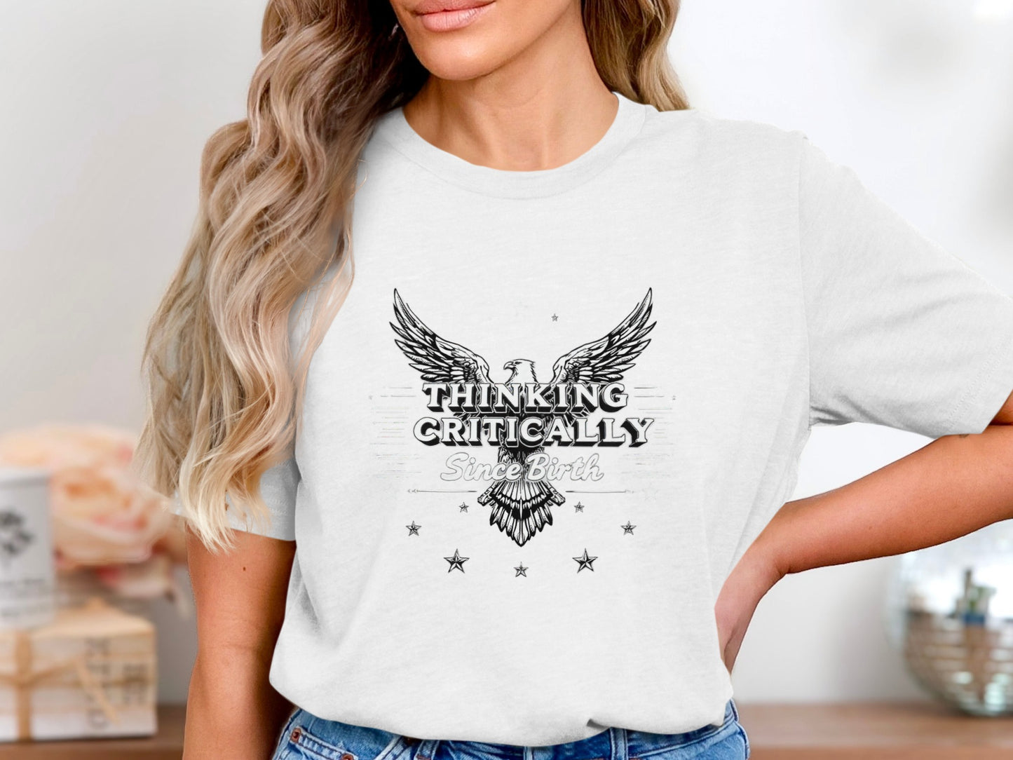 Thinking Critically Since Birth Graphic T-shirt product