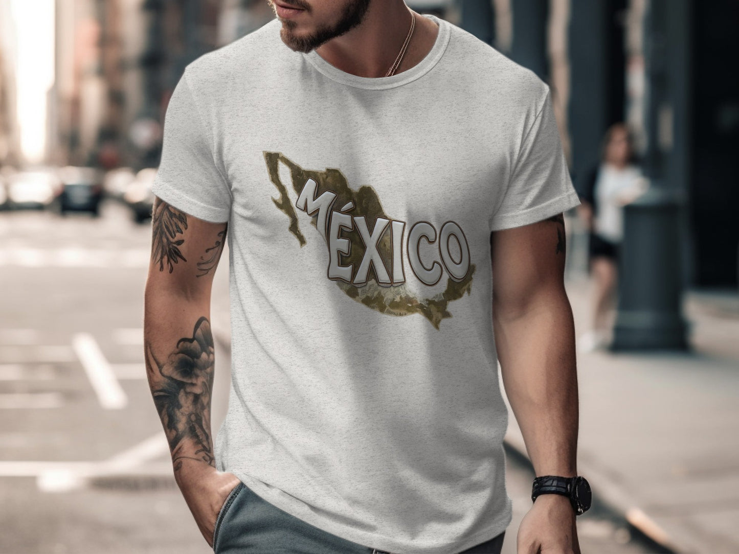 Mexico Graphic Tee Casual Streetwear Product