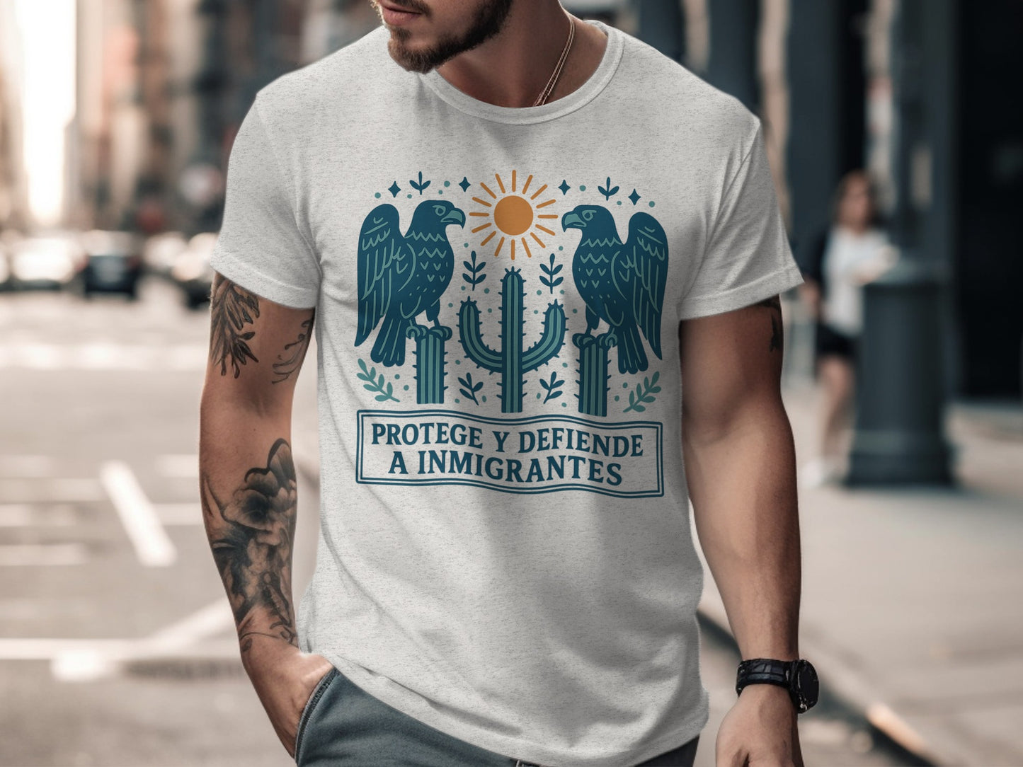 Protege y Defiende a Inmigrantes Graphic T-shirt product