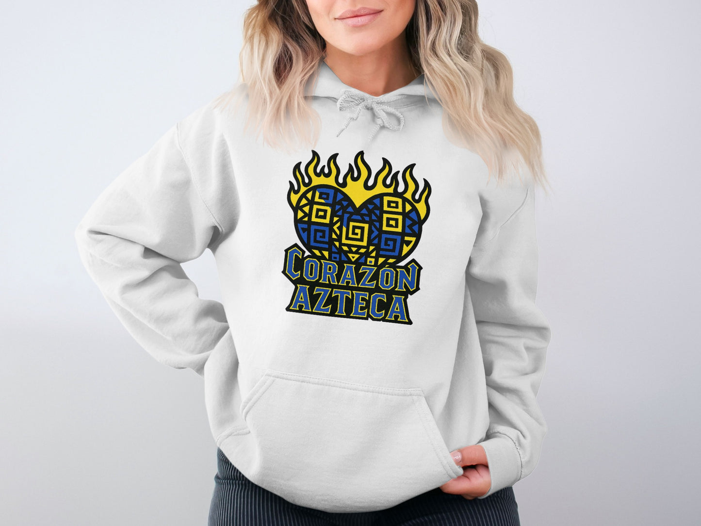 Corazón Azteca Graphic Hoodie Eye-catching Stylish product