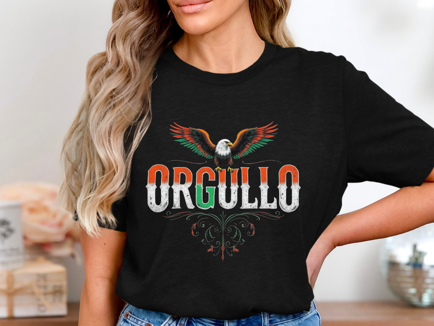 Orgullo Mexican Eagle Graphic Tee shirt product type