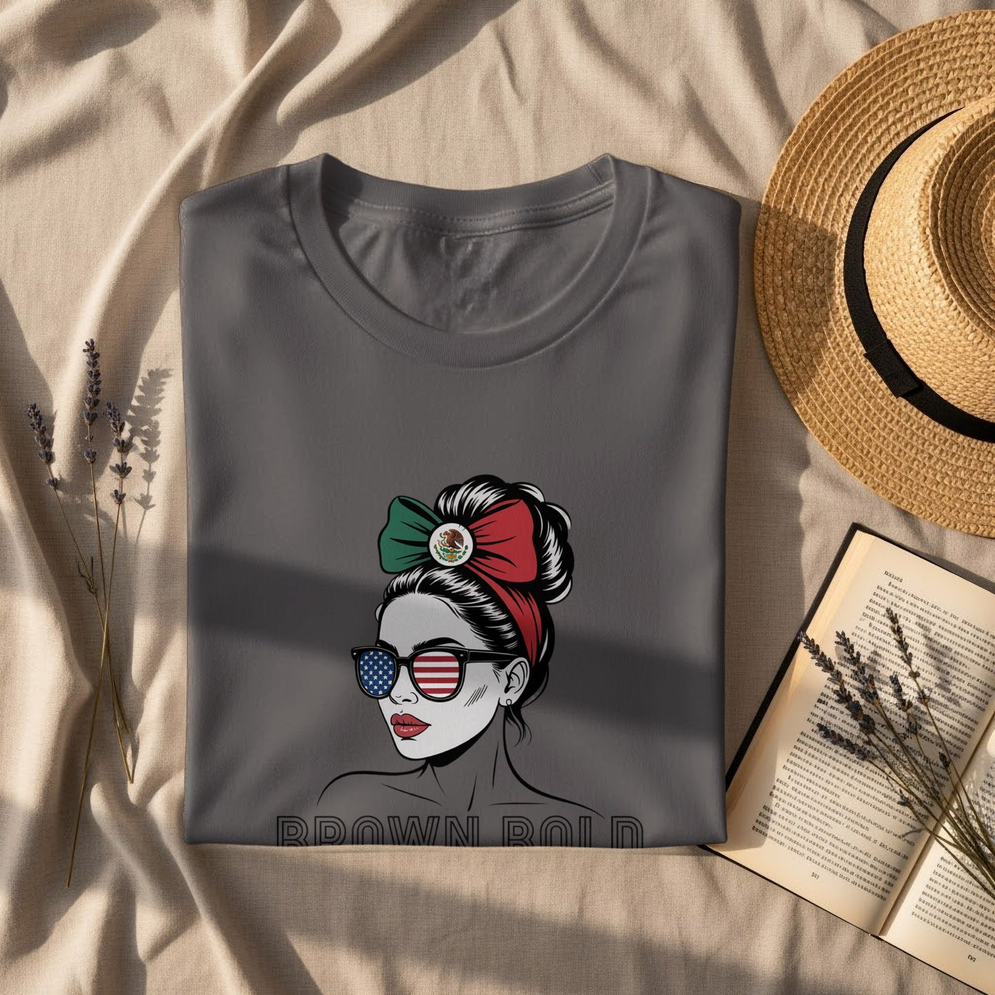 Stylish Mexican American Sunglasses Graphic T-shirt product
