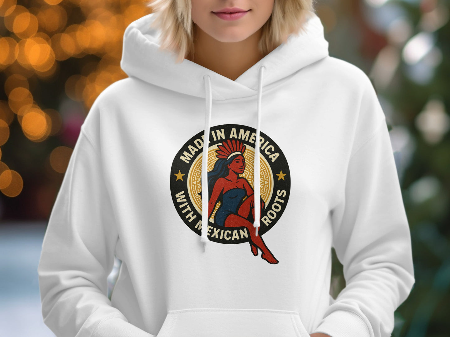 Made in America with Mexican Roots Hoodie product type