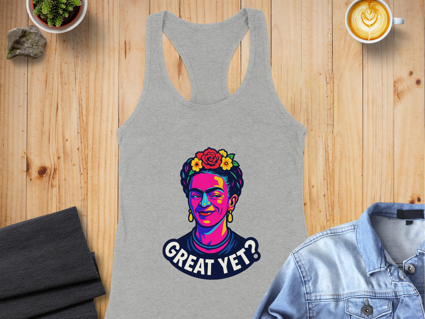 Colorful Frida Kahlo Great Yet Graphic Tank Top product