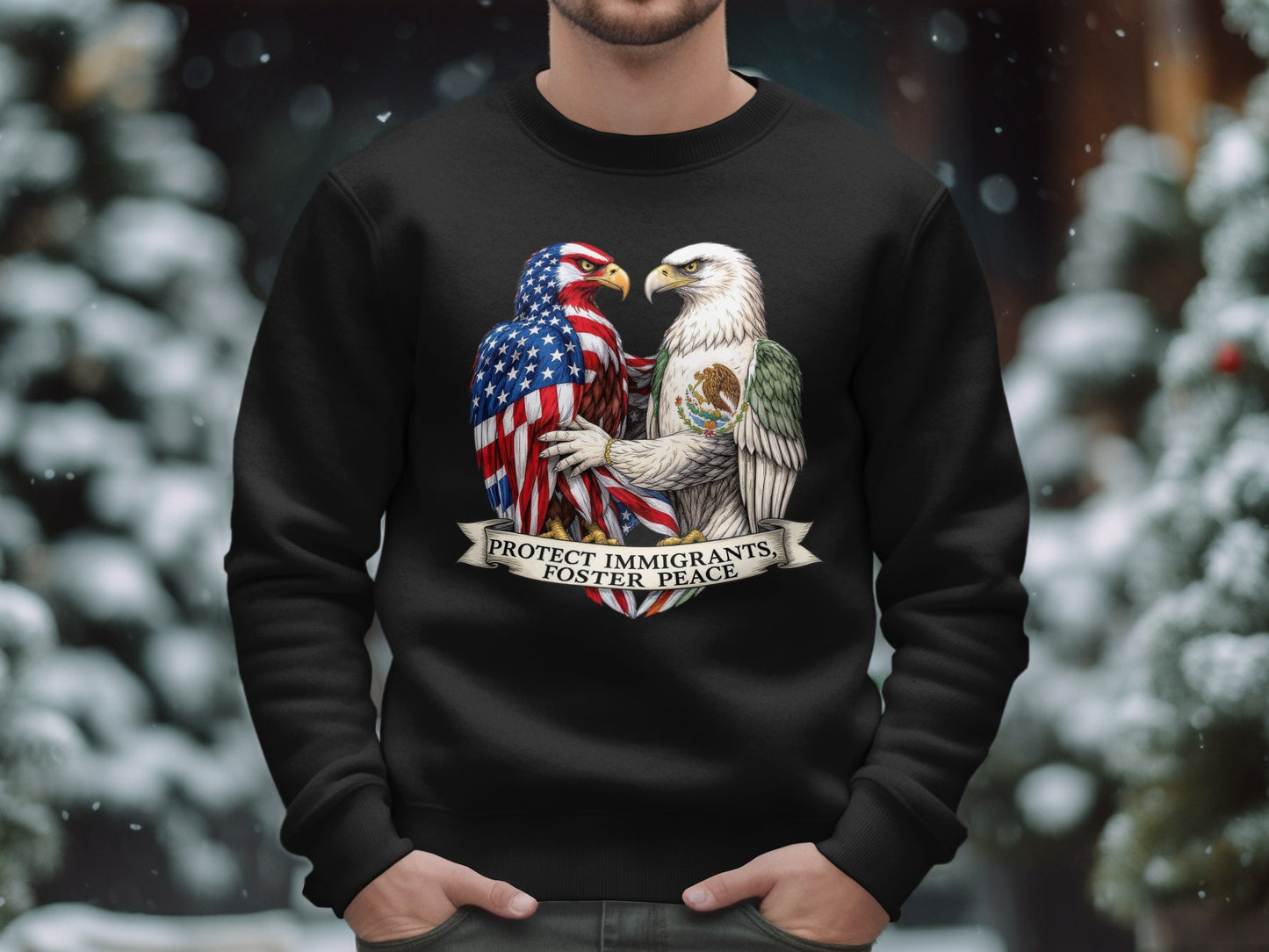 Protect Immigrants Foster Peace Sweatshirt product