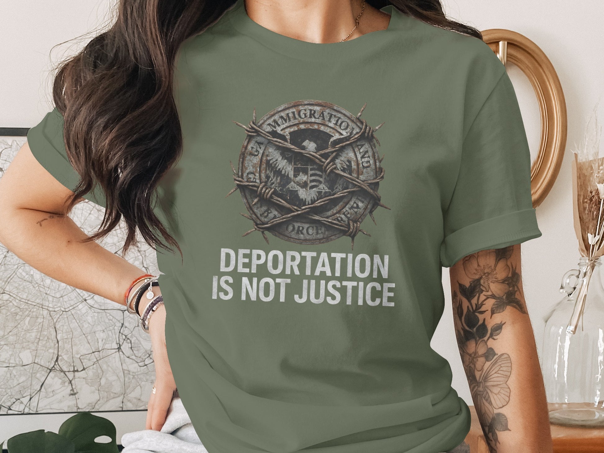 Deportation Is Not Justice Graphic T-Shirt product