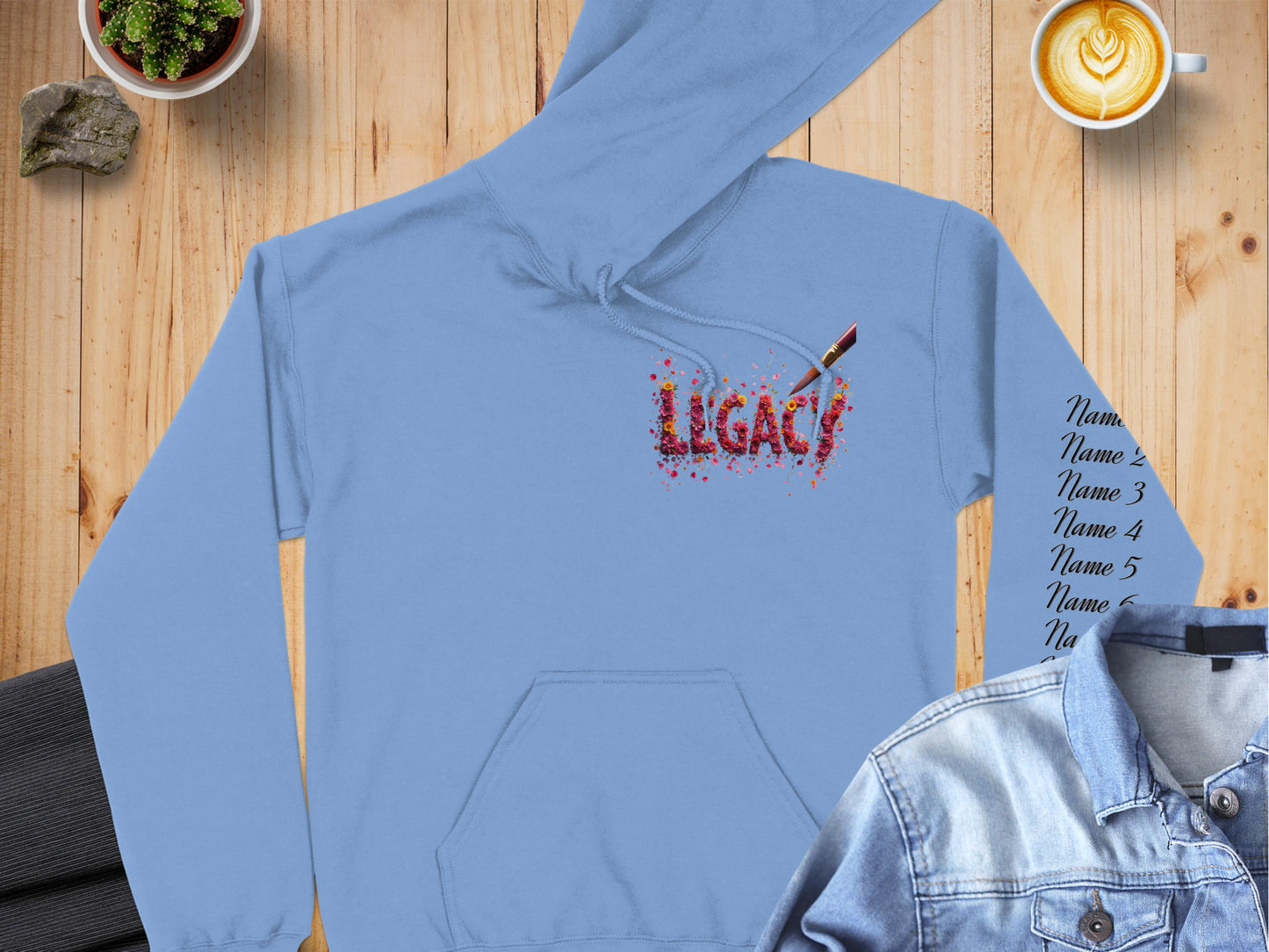 Legacy Graphic Blue Hoodie Apparel Product