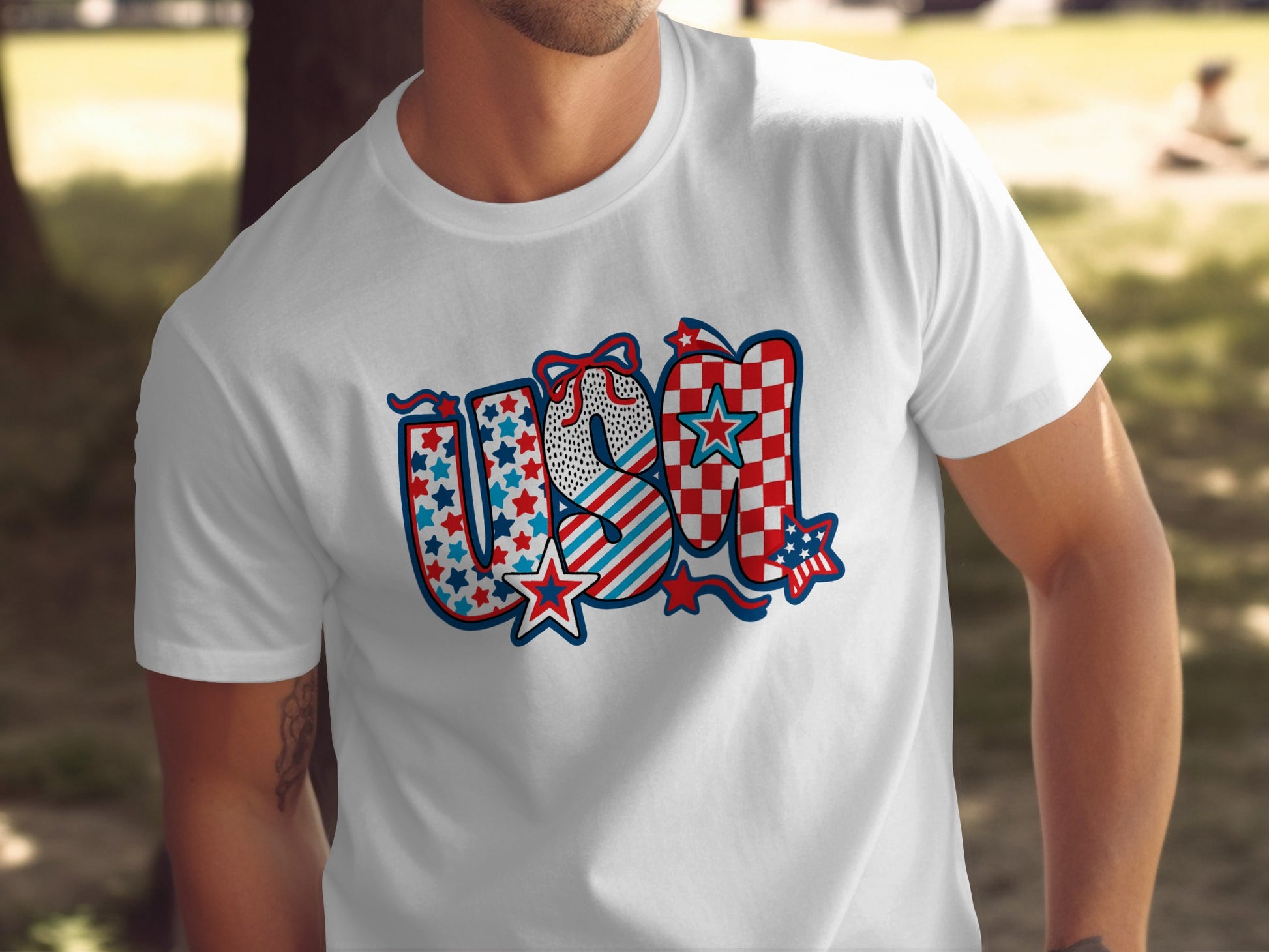 USA Stars and Stripes Graphic Tee product