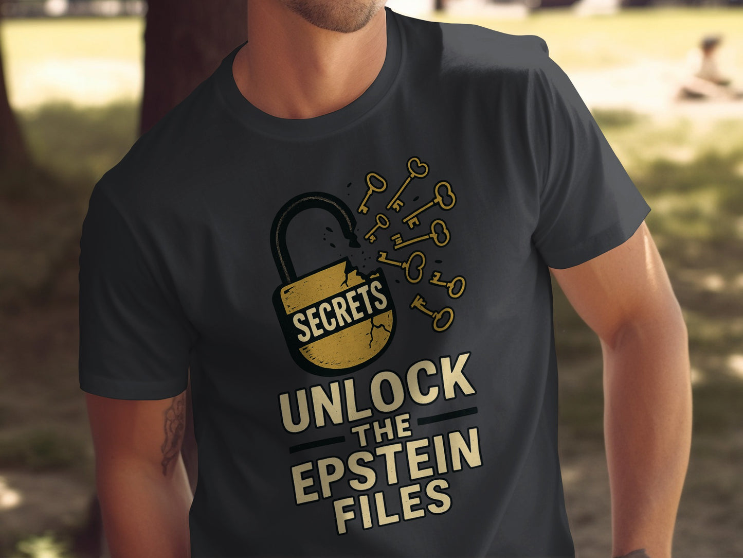 Unlock the Epstein Files Secrets Graphic T-Shirt product