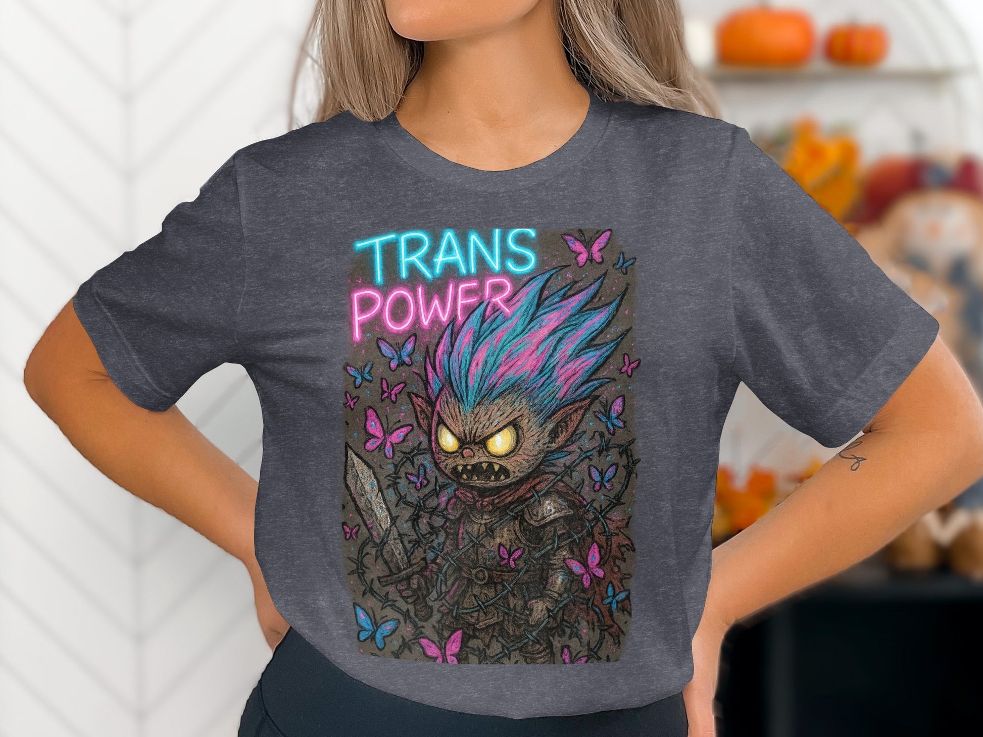 Trans Power Graphic Tee with Unique Art Design product