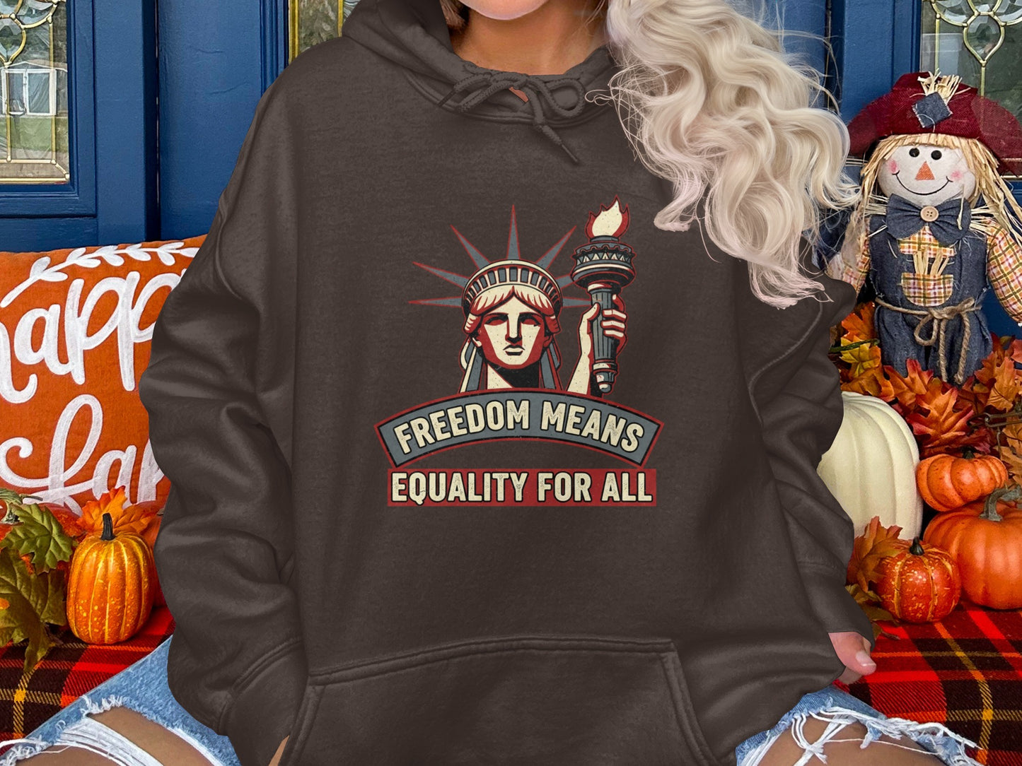 Freedom Means Equality For All Graphic Hoodie Product