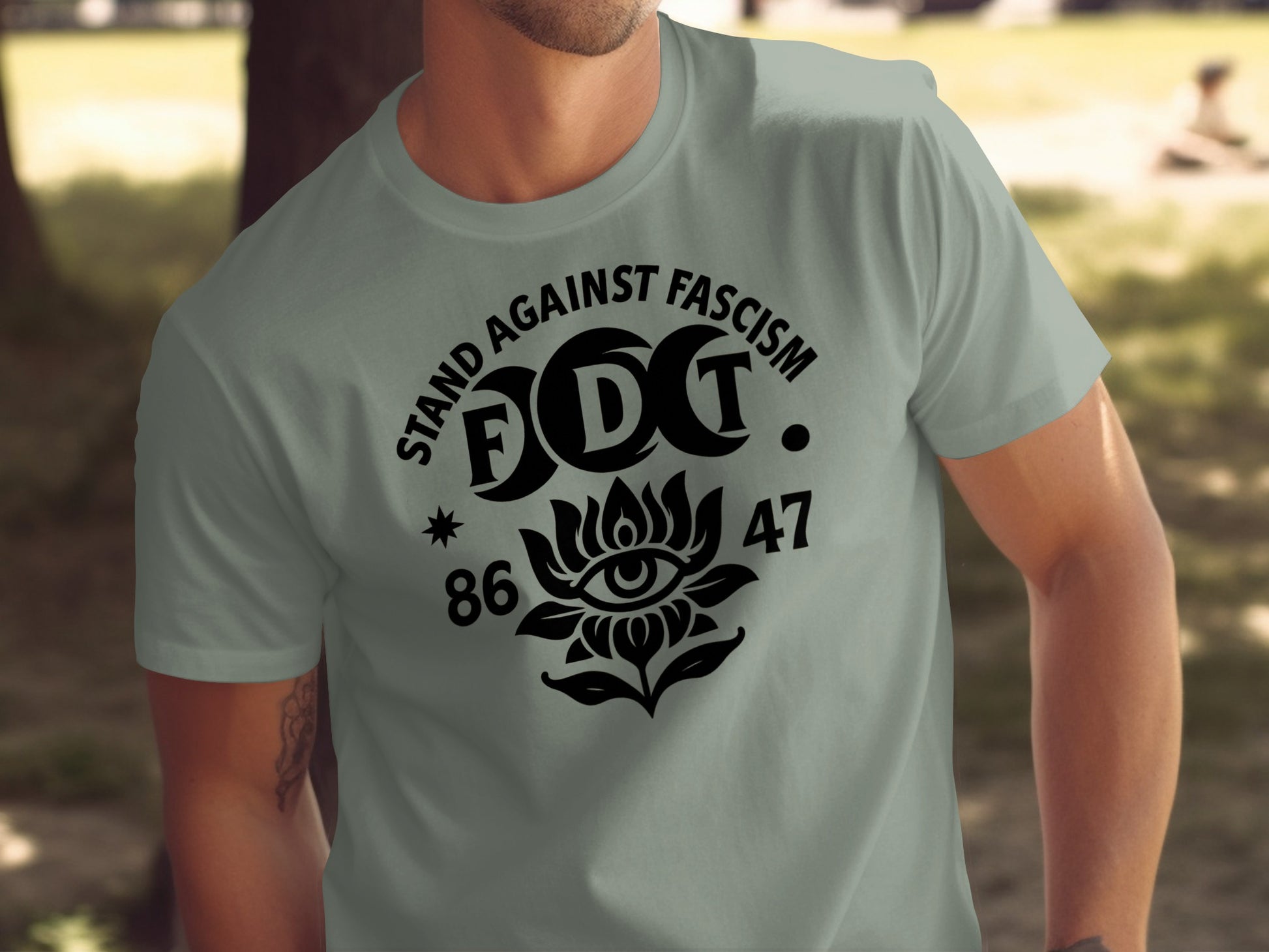 Stand Against Fascism 86 47 FDT Graphic T-shirt