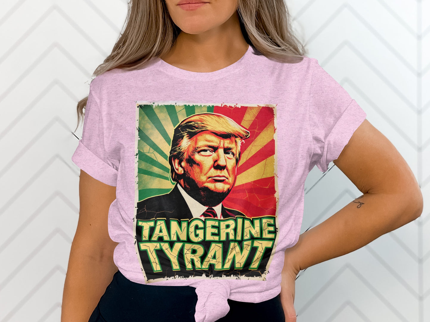 Tangerine Tyrant Graphic T-Shirt Bold Statement product