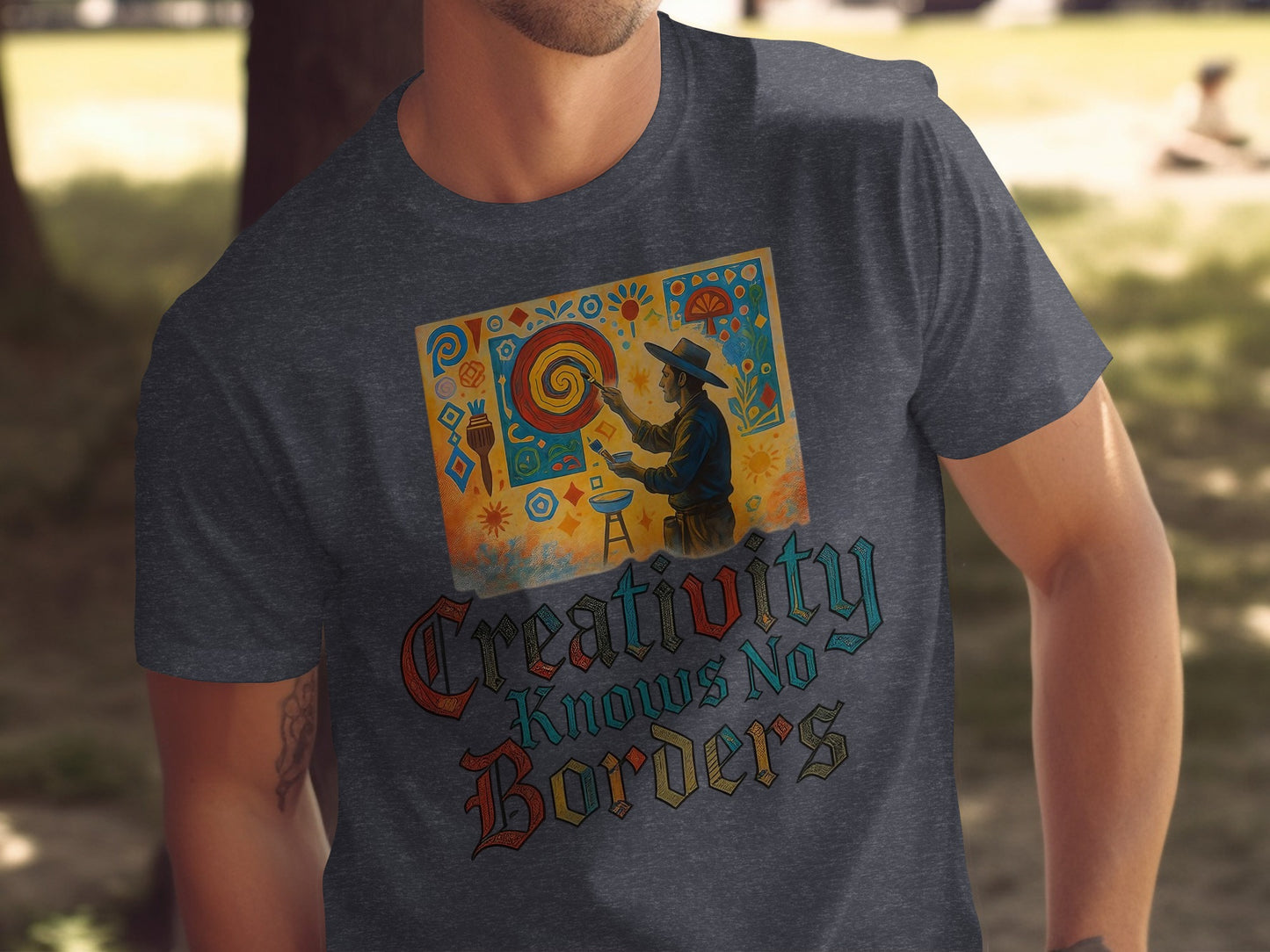 Creativity Knows No Borders Graphic Tee product
