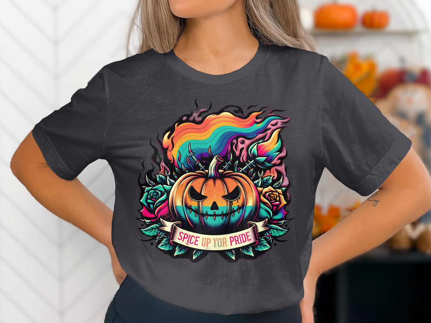 Spice Up Your Pride Halloween Graphic T-Shirt product type