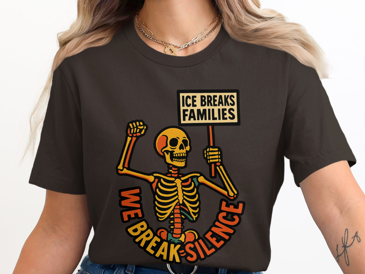 Ice Breaks Families We Break Silence T-Shirt product