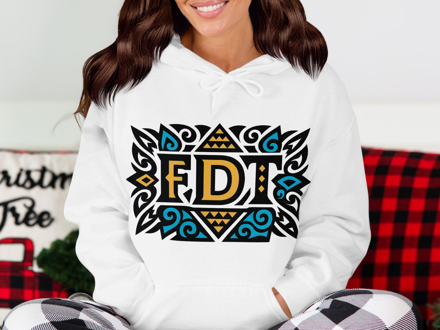 Colorful Geometric FDT Design Hoodie product