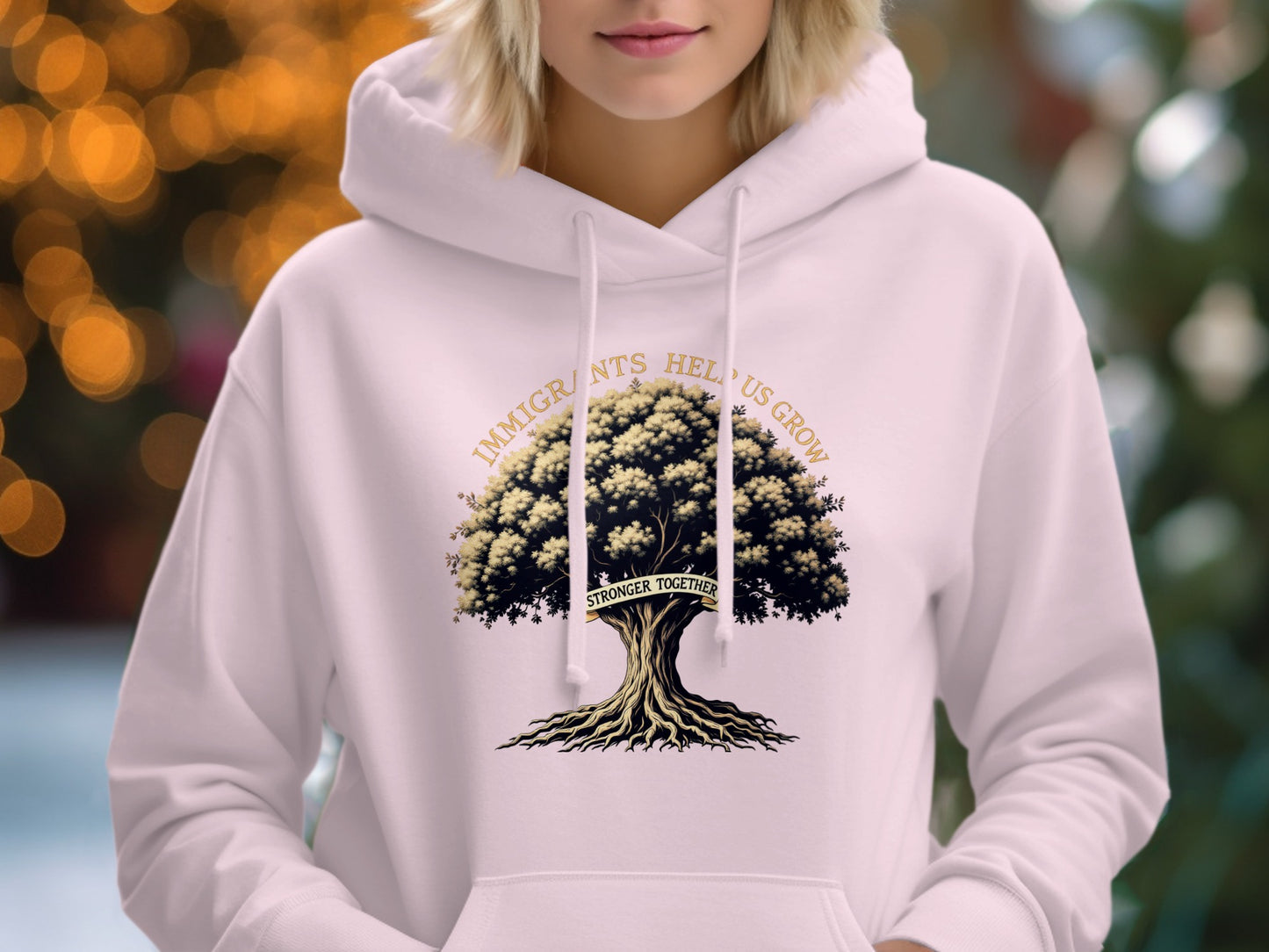 Immigrants Help Us Grow Stranger Together Hoodie product type