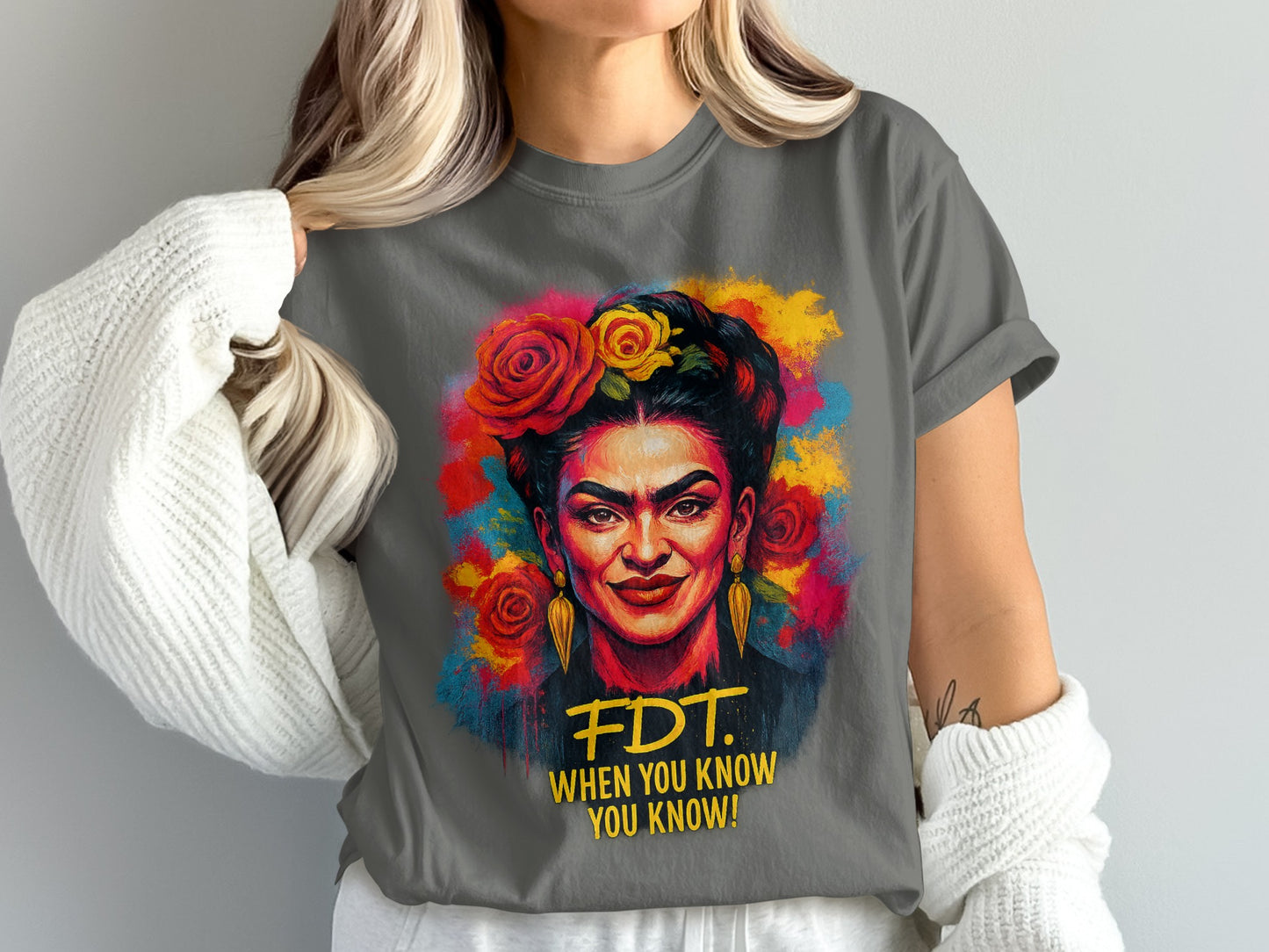 Vibrant FDT When You Know You Know Graphic Tee product type