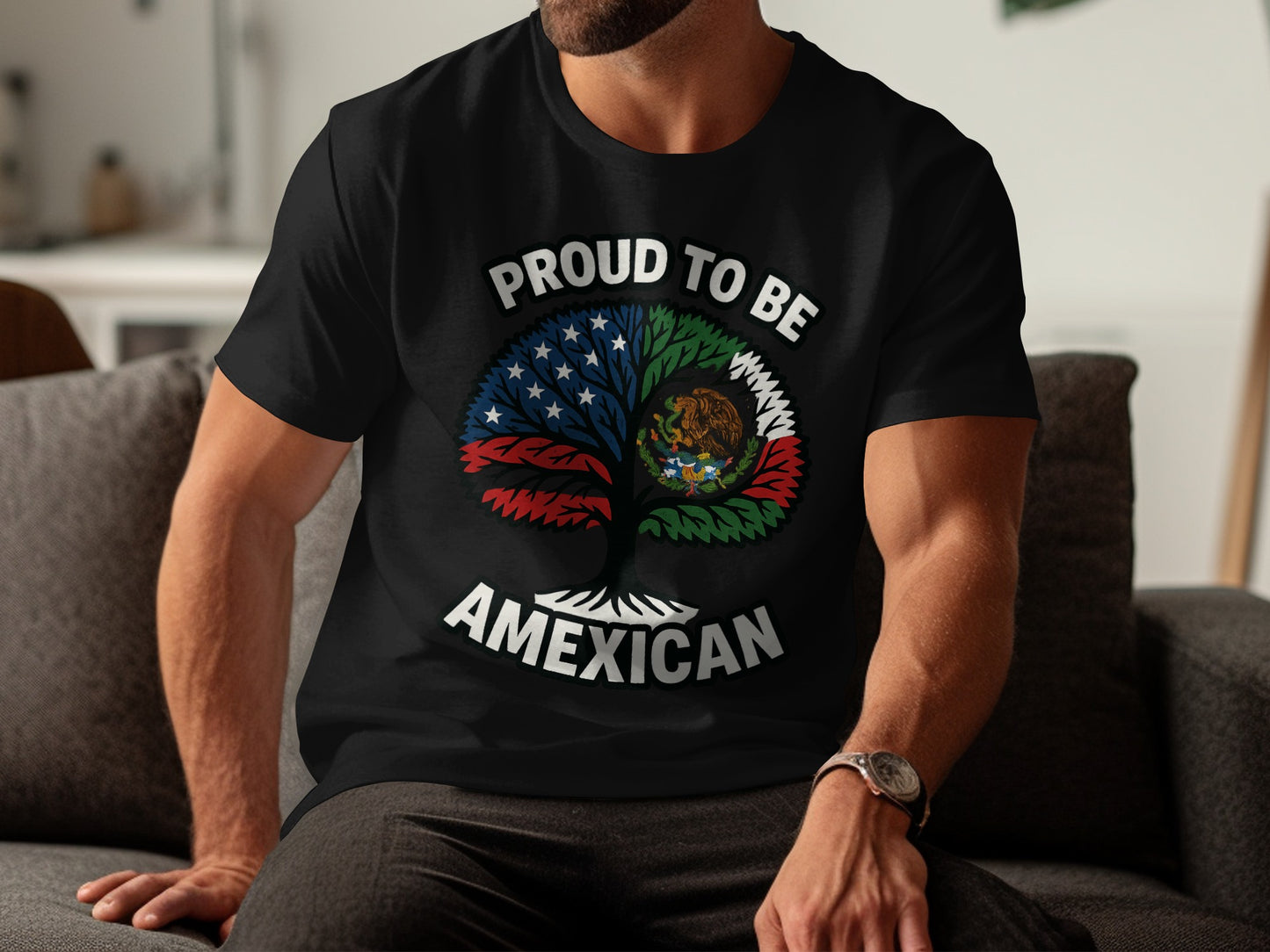 Proud To Be Amexican Graphic T-shirt product