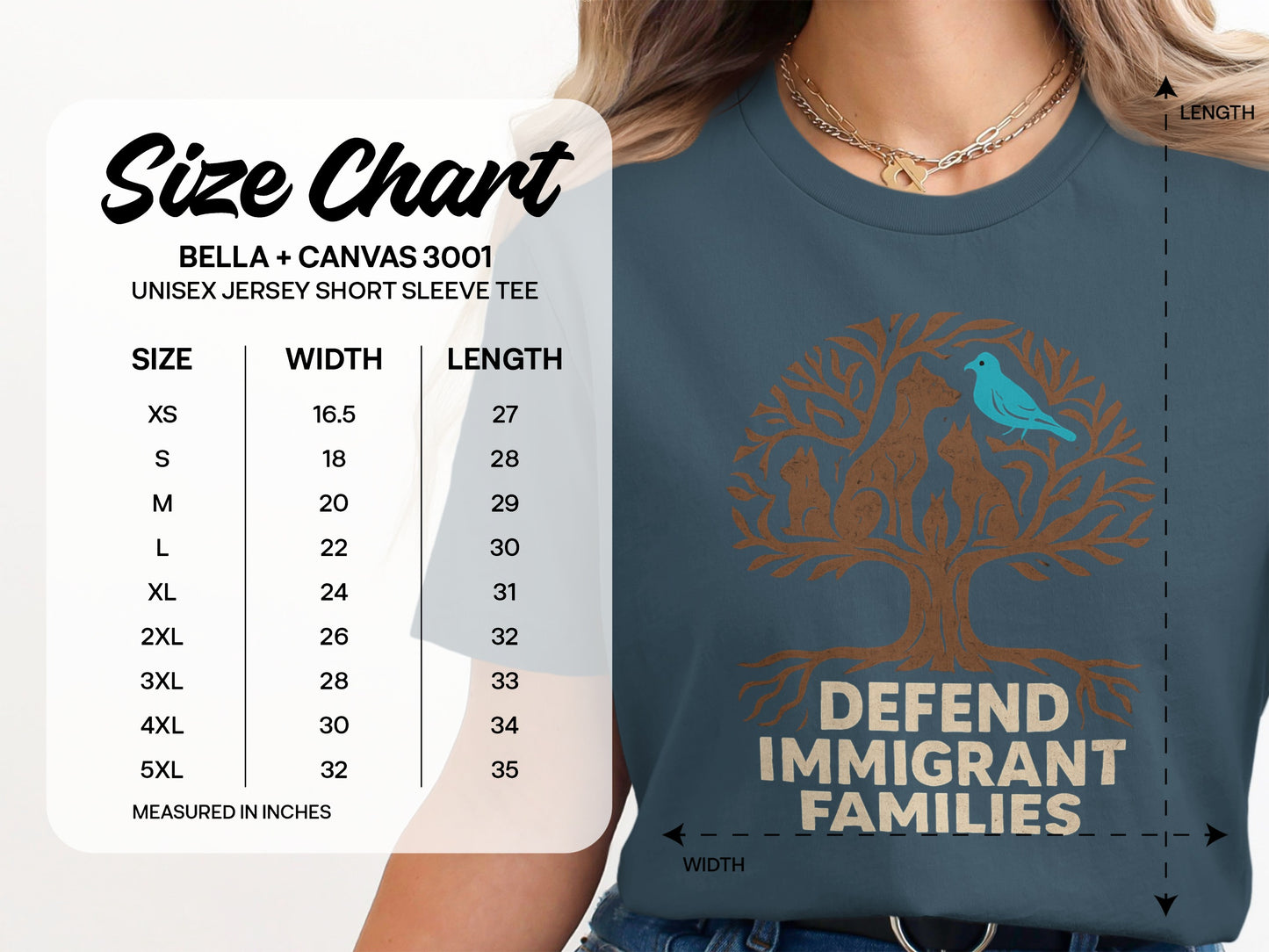 Defend Immigrant Families Unisex Jersey Short Sleeve Tee