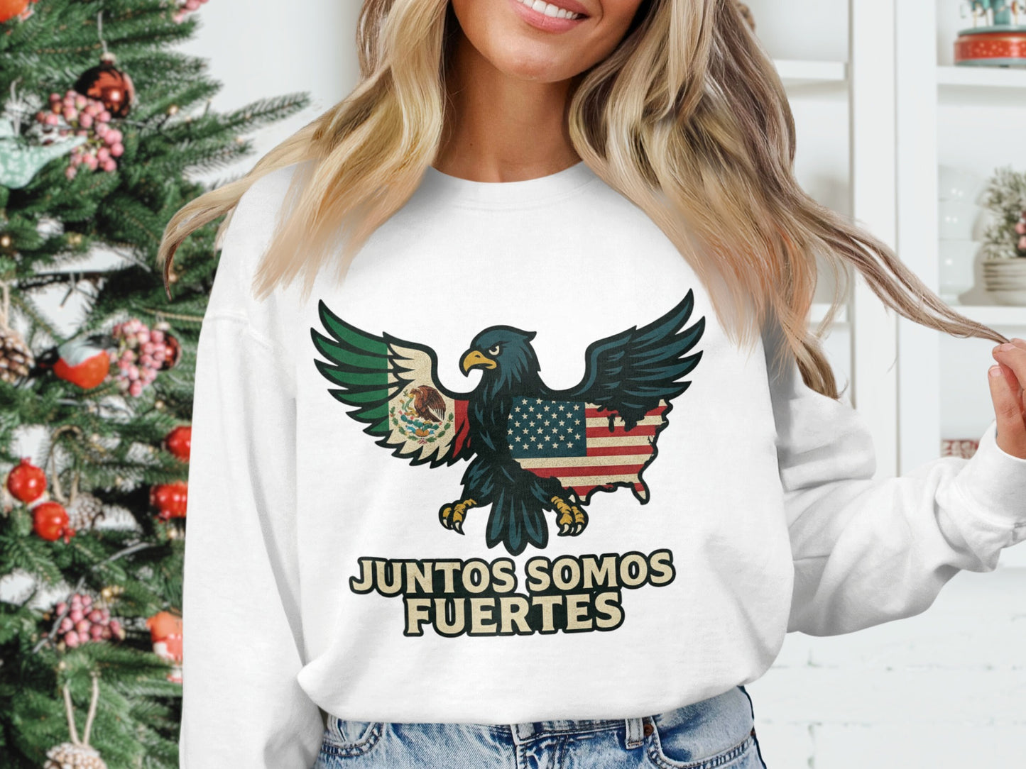 Juntos Somos Fuertes Eagle Graphic Sweatshirt product type