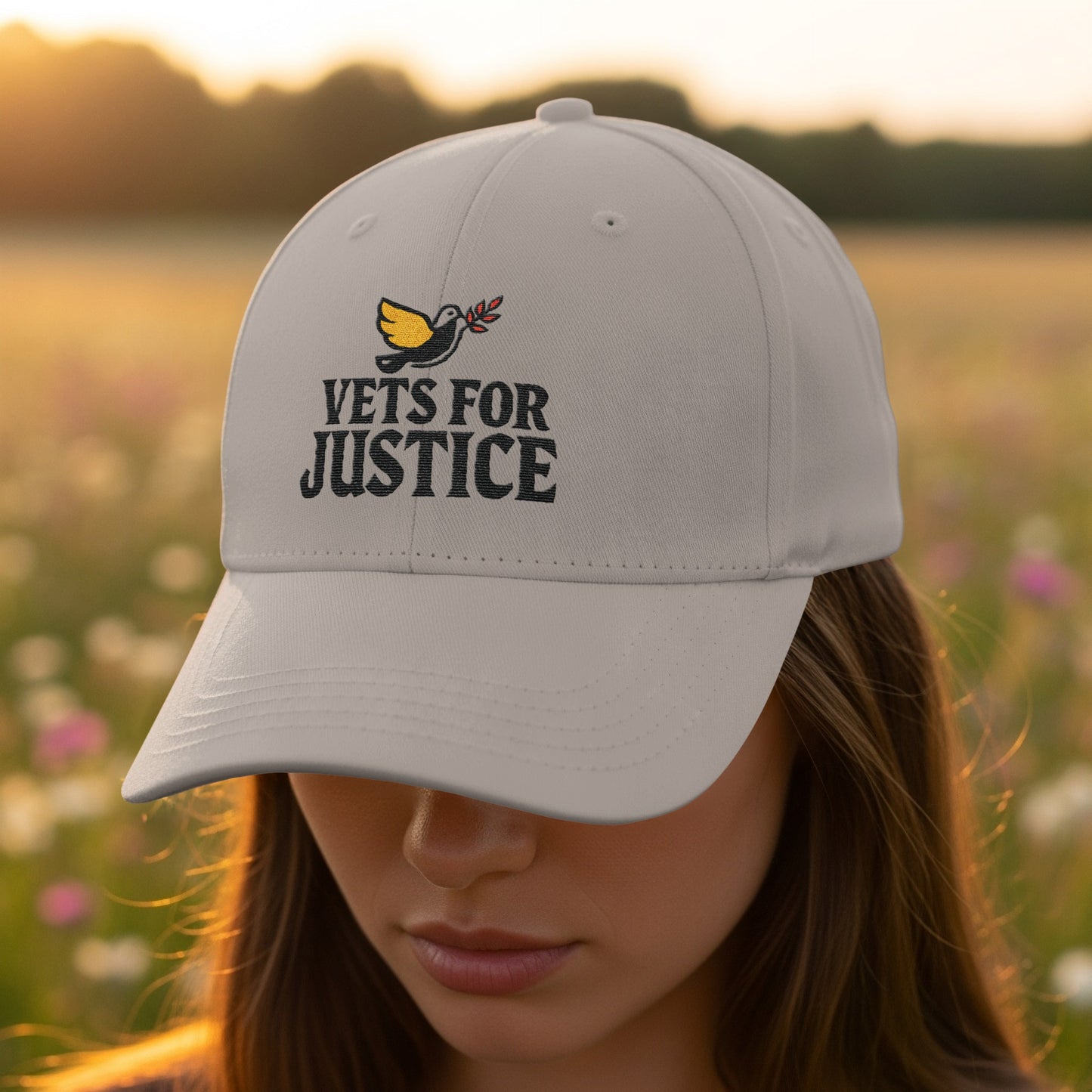 Vets For Justice Design Adjustable Fit Hat product