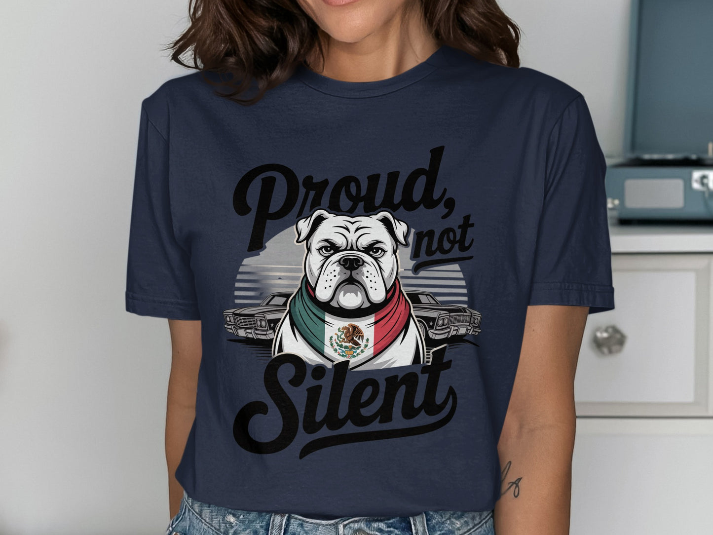 Proud Not Silent Bulldog Graphic T-Shirt product