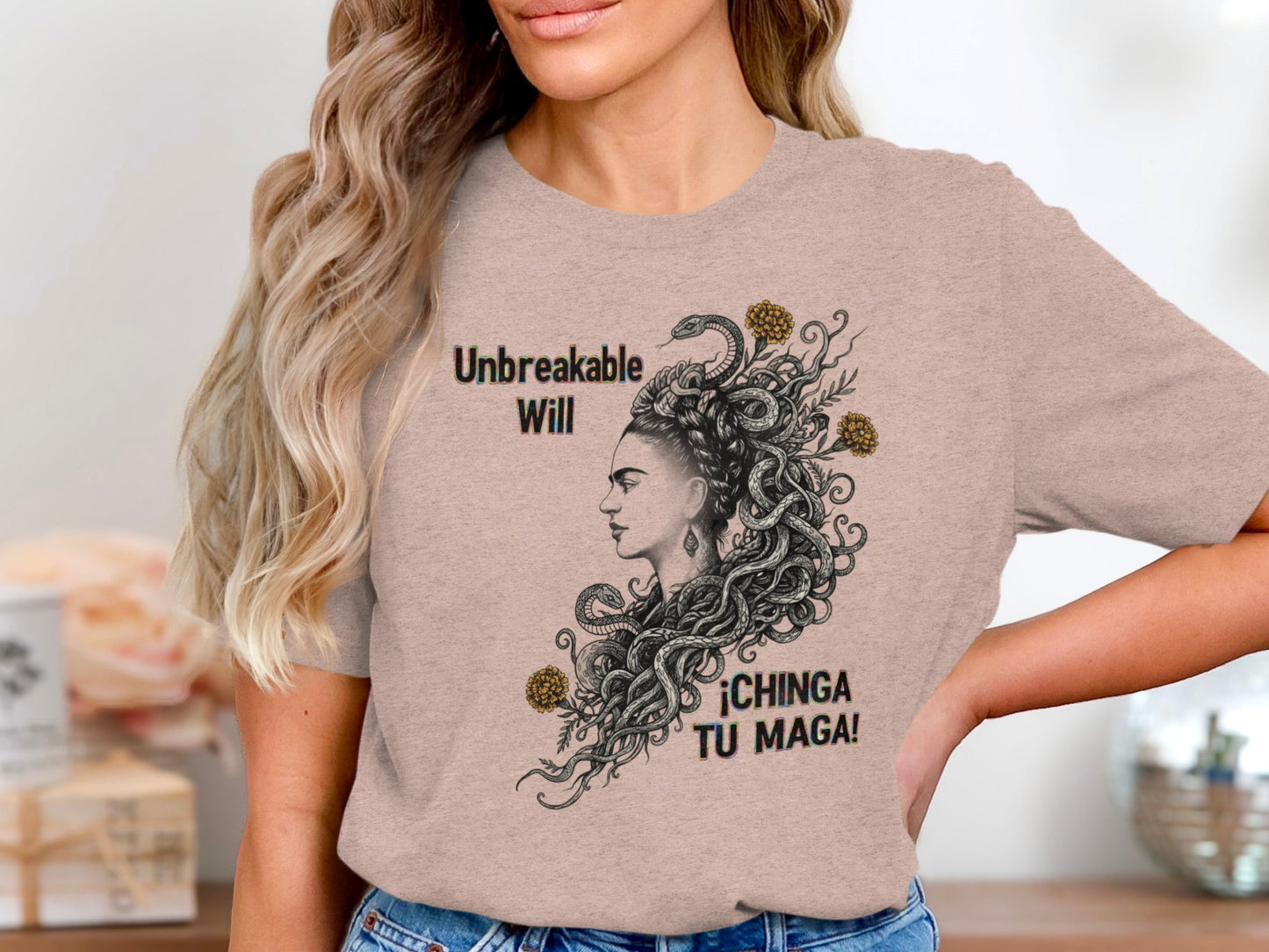Unbreakable Will Chinga Tu Maga Graphic Tee product
