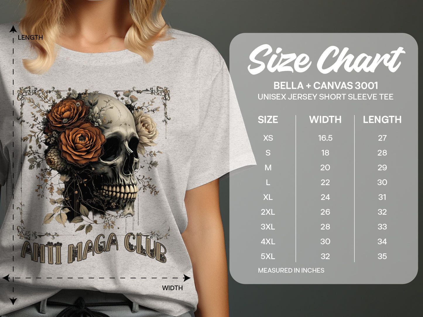 Anti Maga Club Skull Graphic Unisex Shirt product
