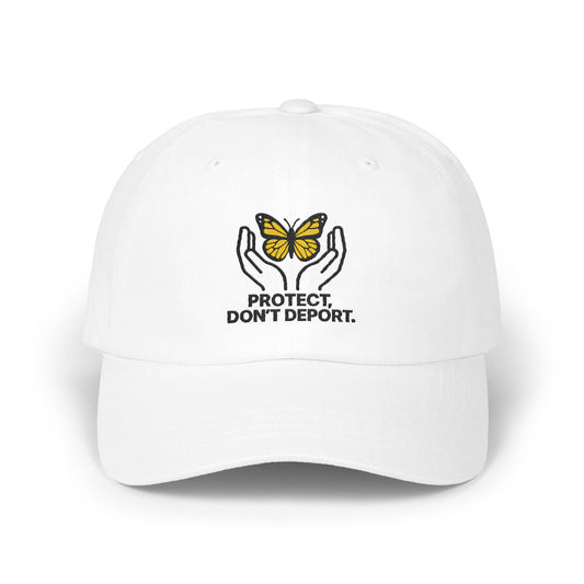 Protect Don't Deport Butterfly Cap product type