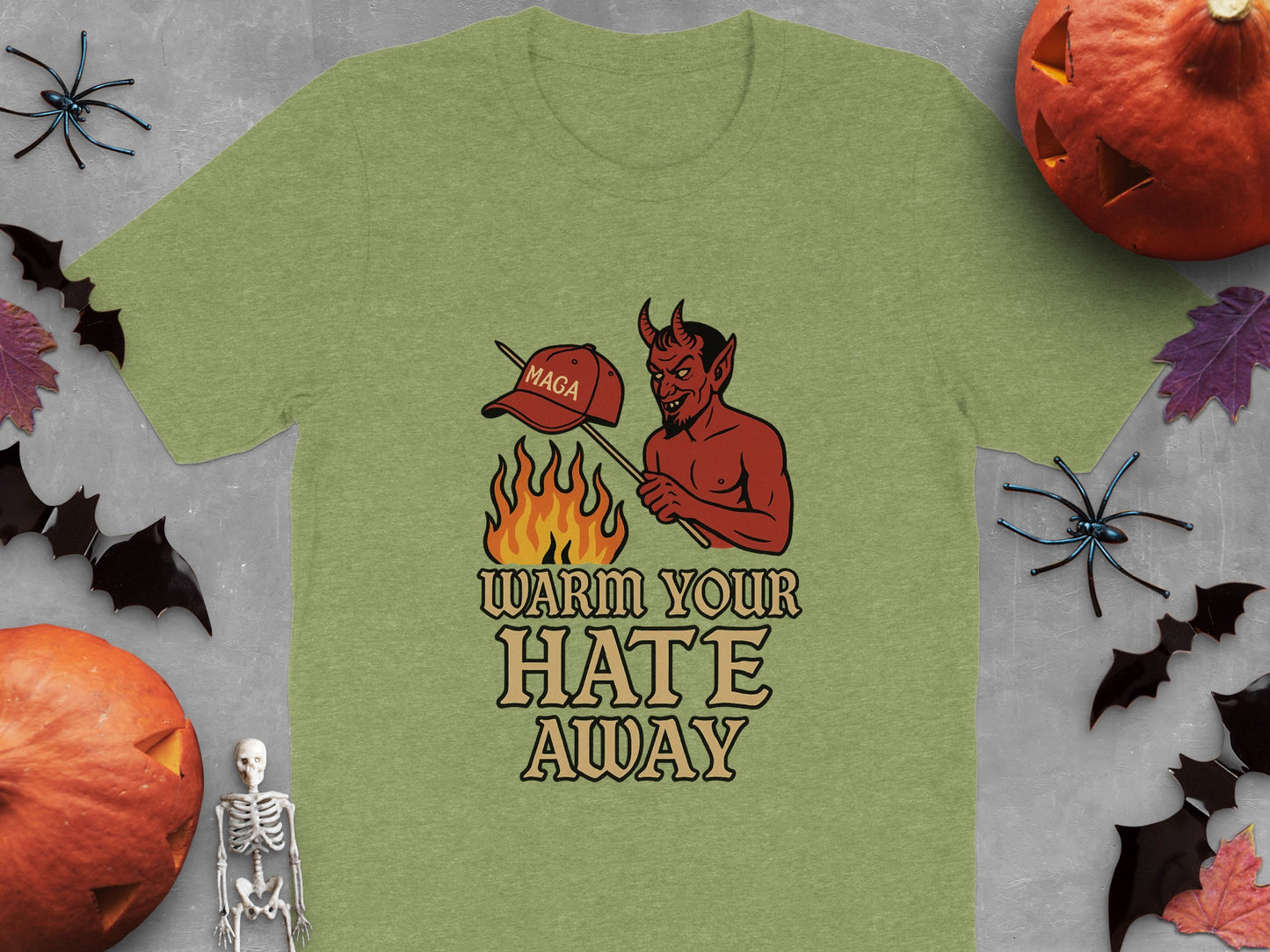 Warm Your Hate Away Halloween Themed T-shirt product