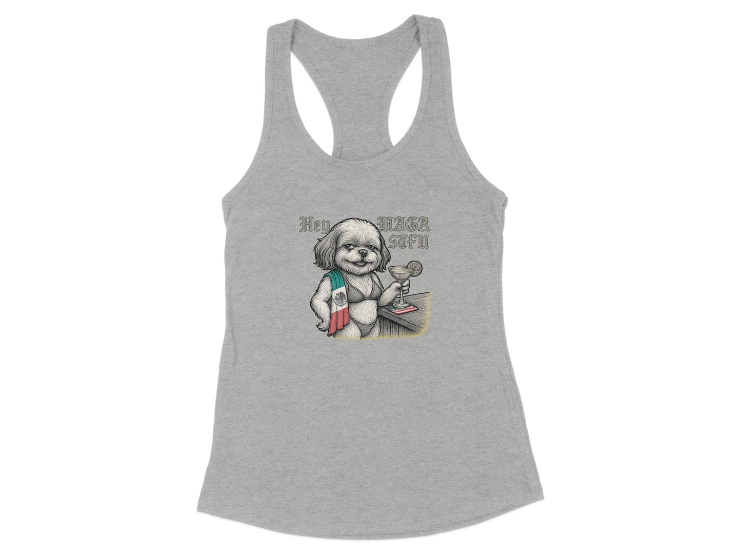 Funny Dog Graphic Racerback Tank Top product