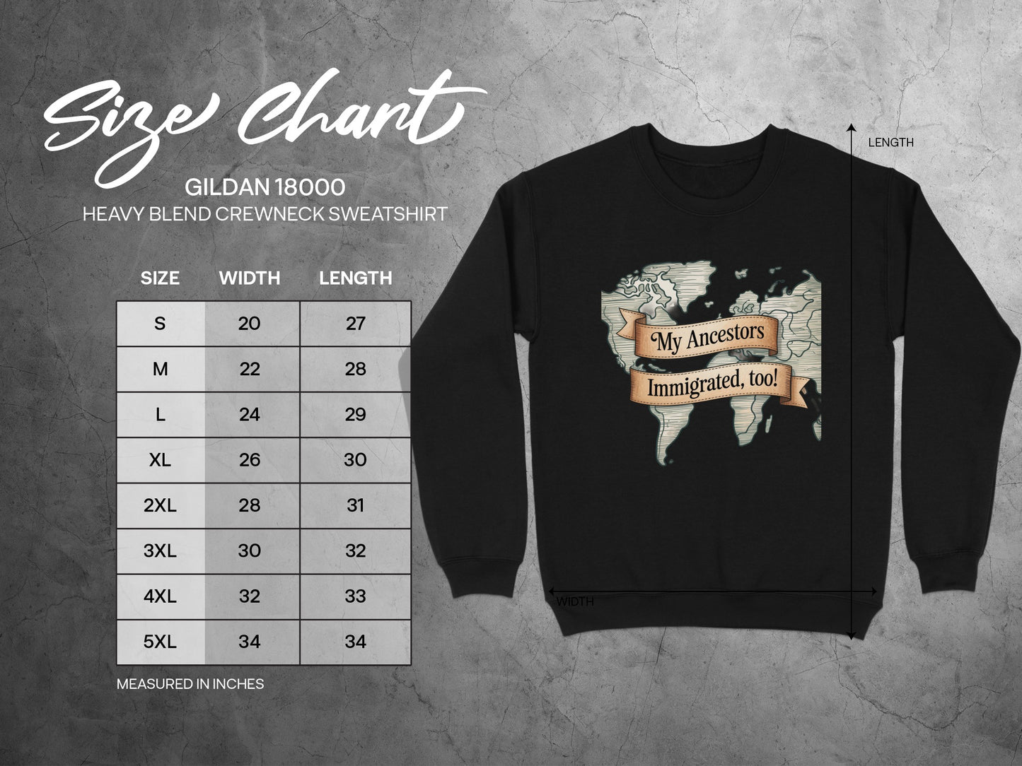 My Ancestors Immigrated Too Crewneck Sweatshirt product