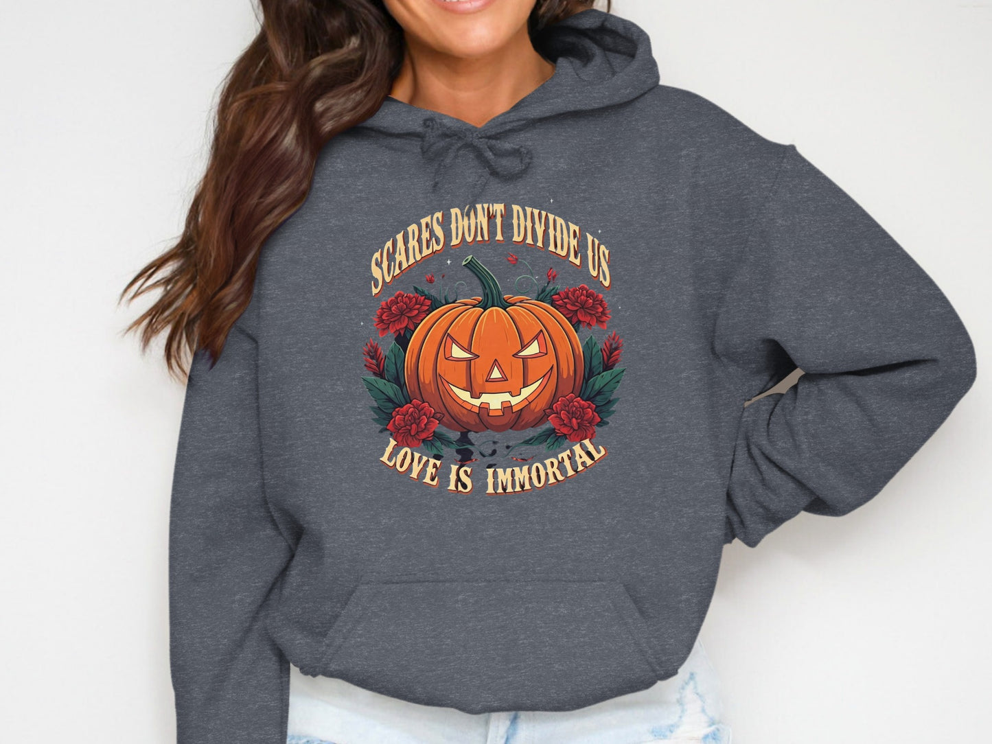 Scares Don't Divide Us Love Is Immortal Hoodie product type