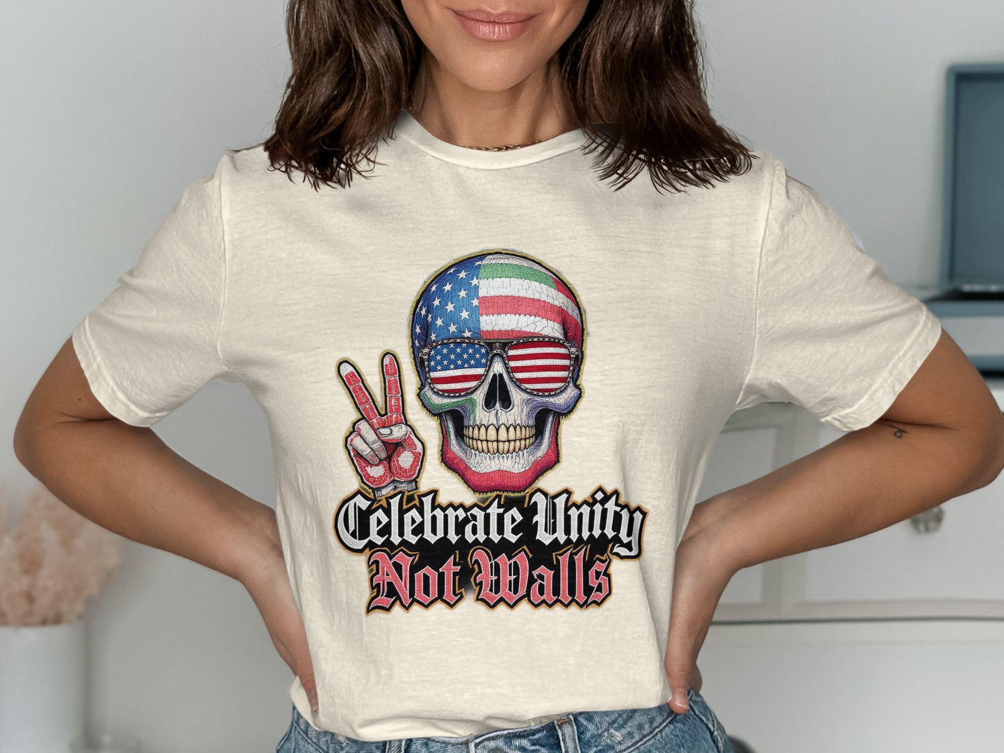 Celebrate Unity Not Walls Graphic T-Shirt product type